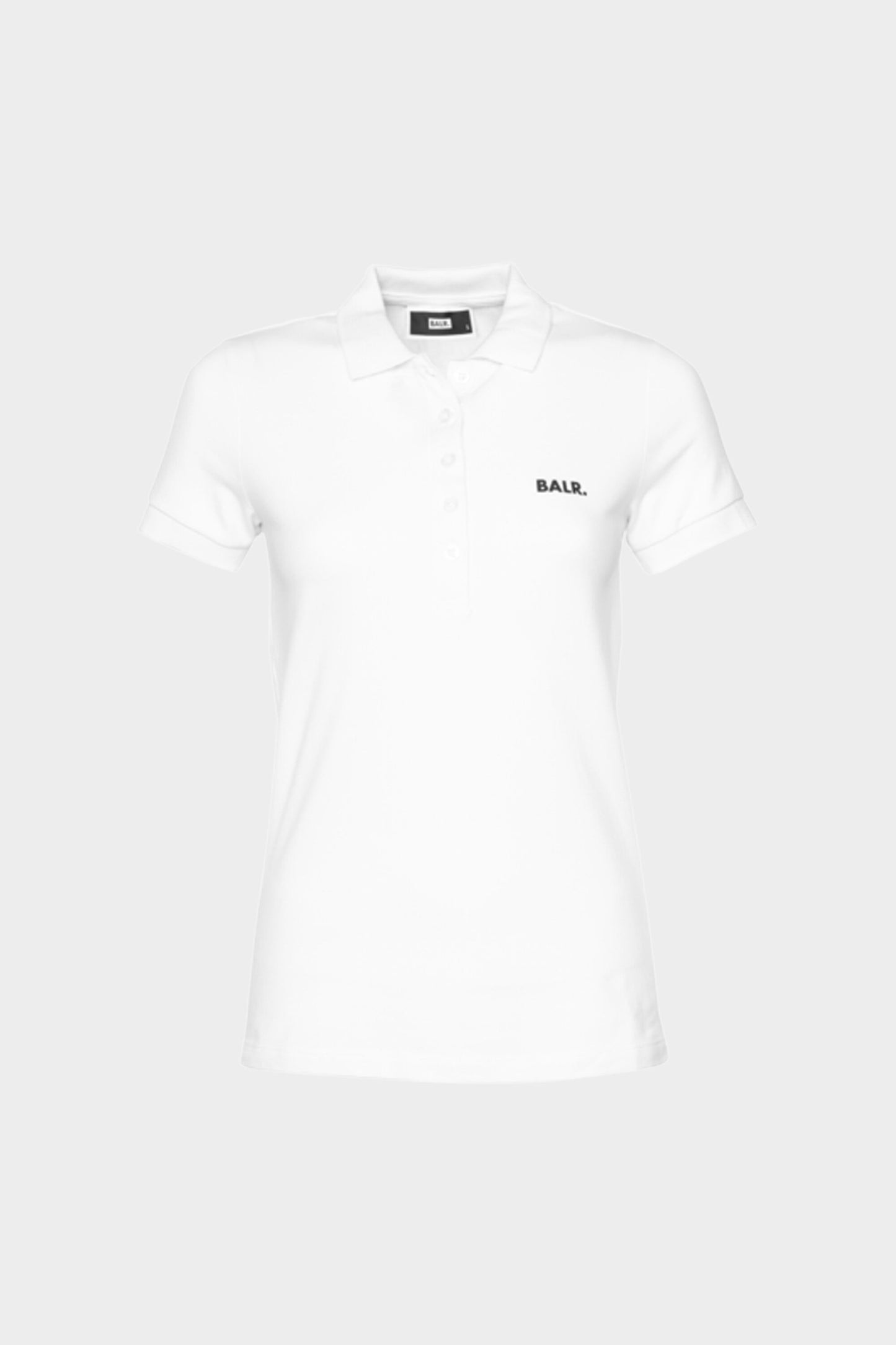 Brand Contrast Logo Polo White