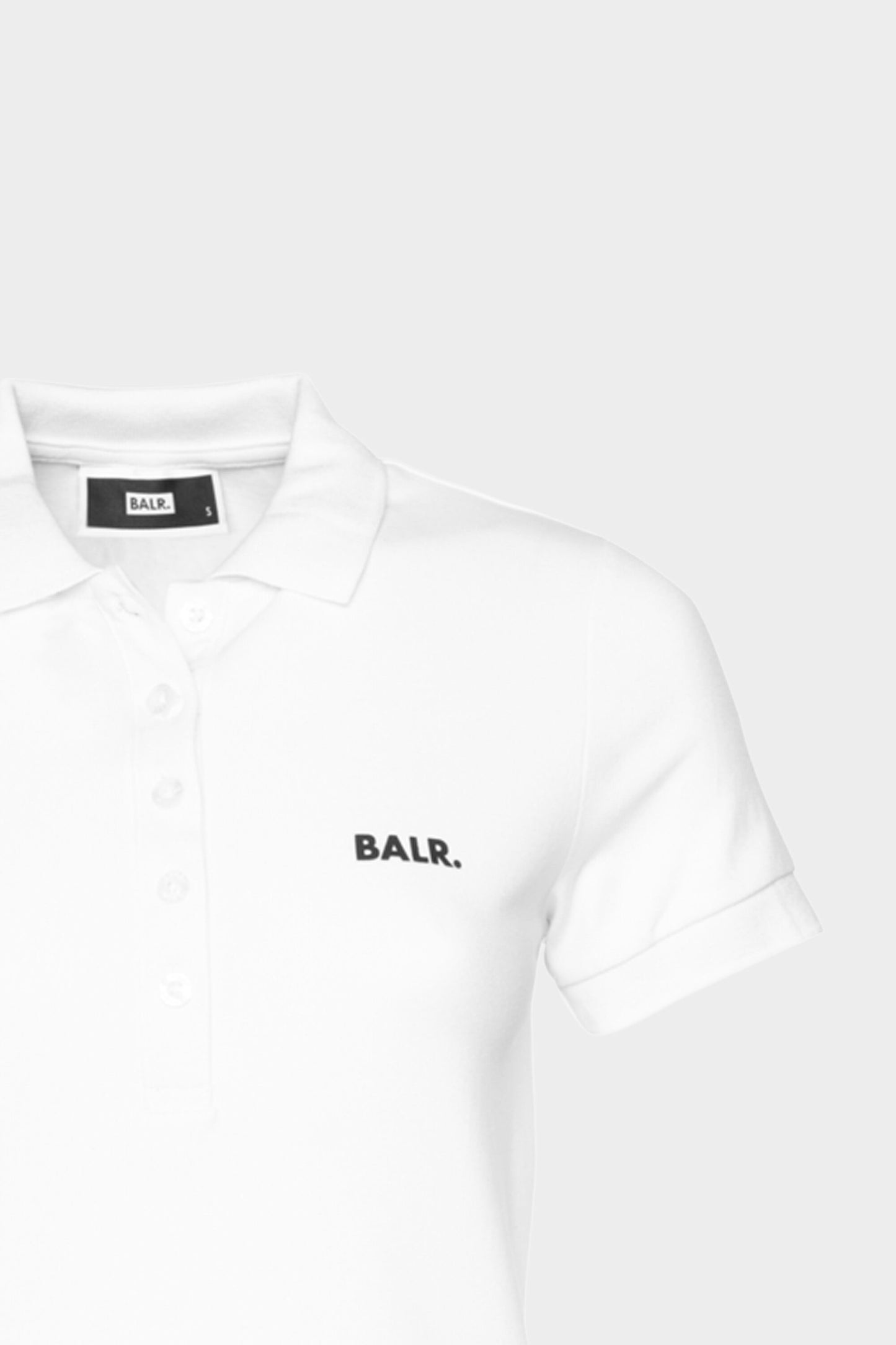 Brand Contrast Logo Polo White