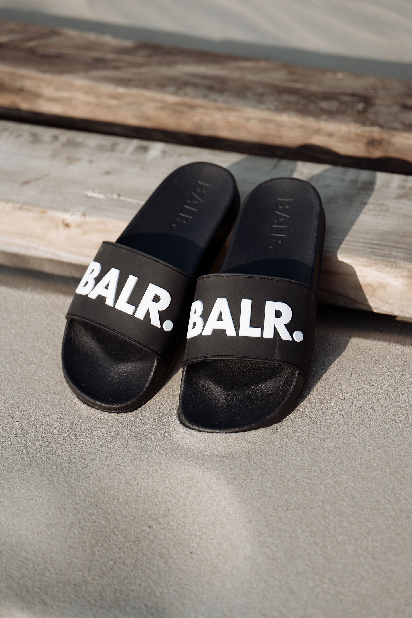 BALR. Slider Unisex Black/White