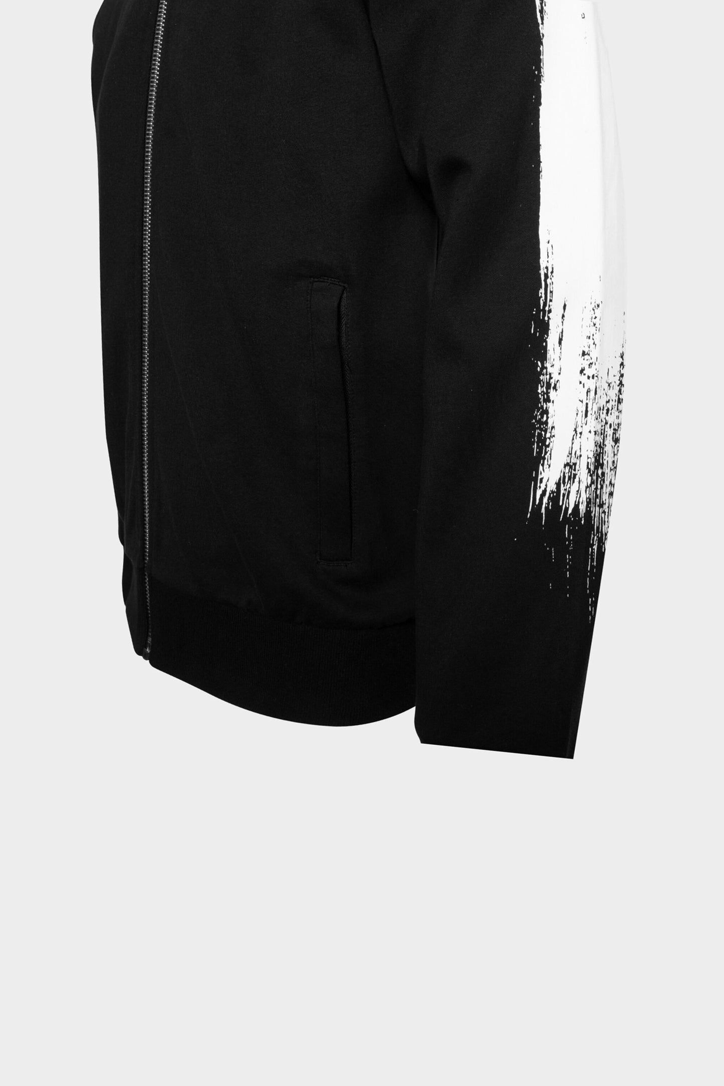 Chalk Striped Track Jacket Black
