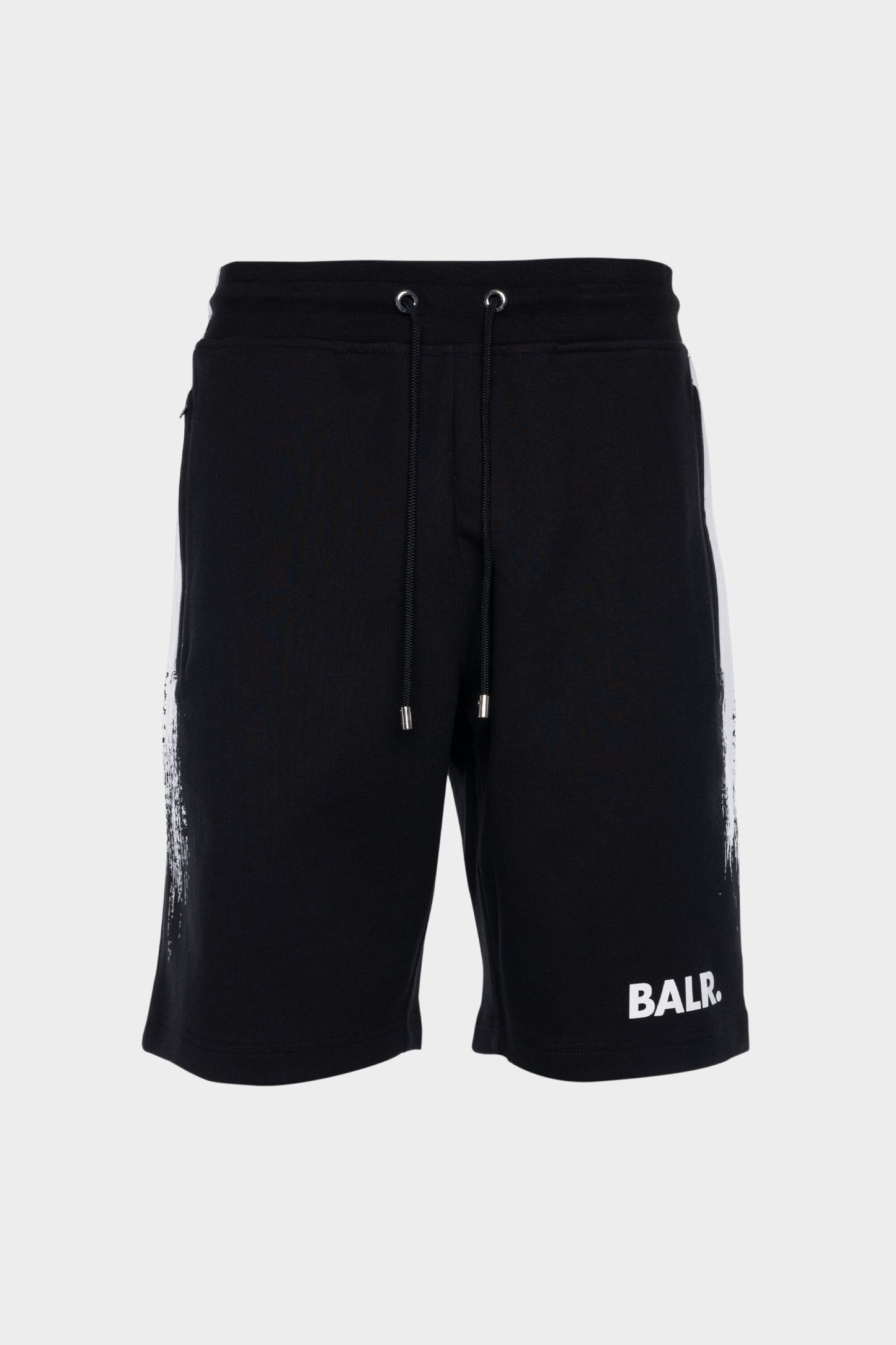 Chalk Striped Sweat Shorts Black