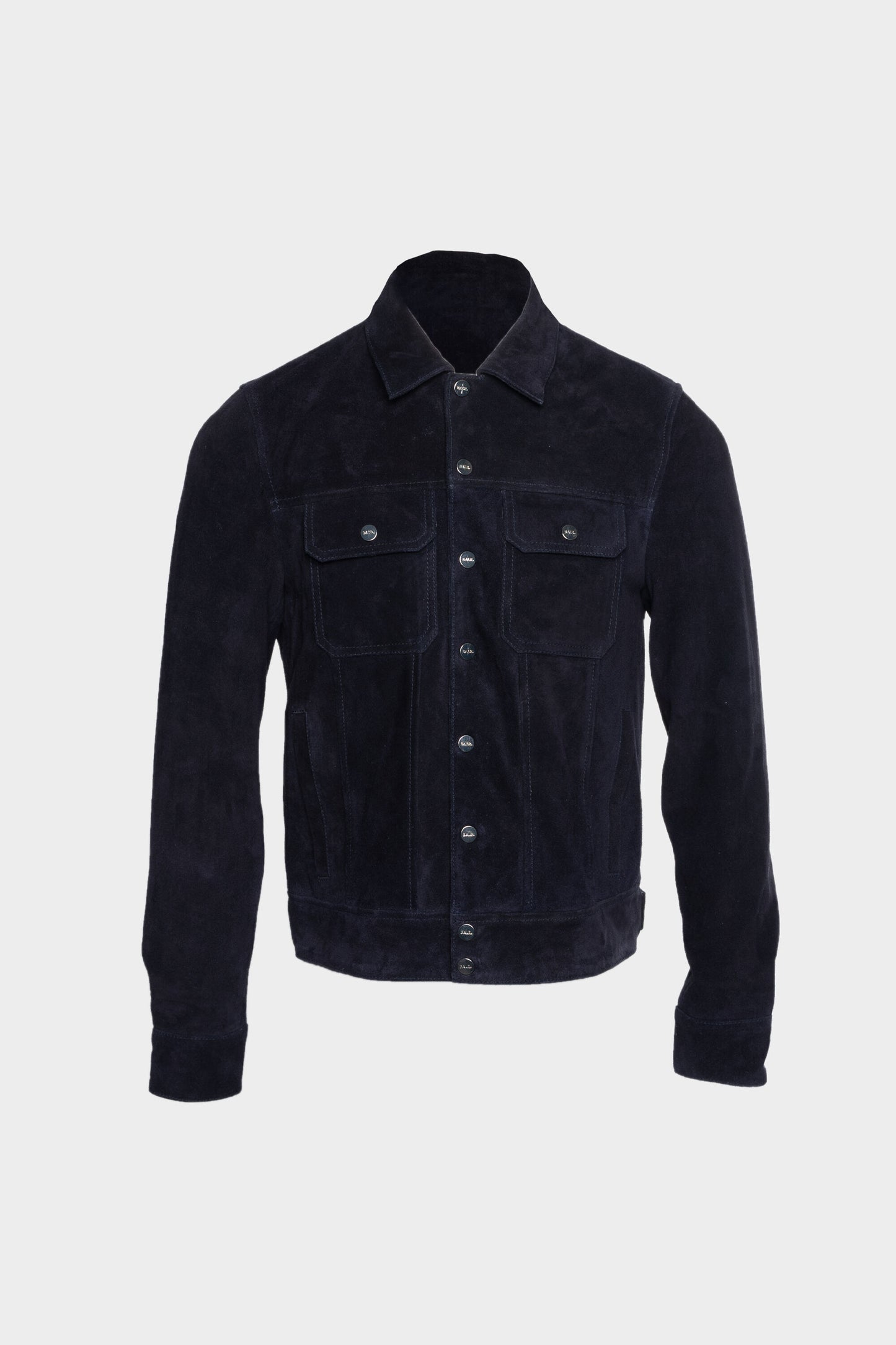 BALR. Suede Jacket Navy Blue