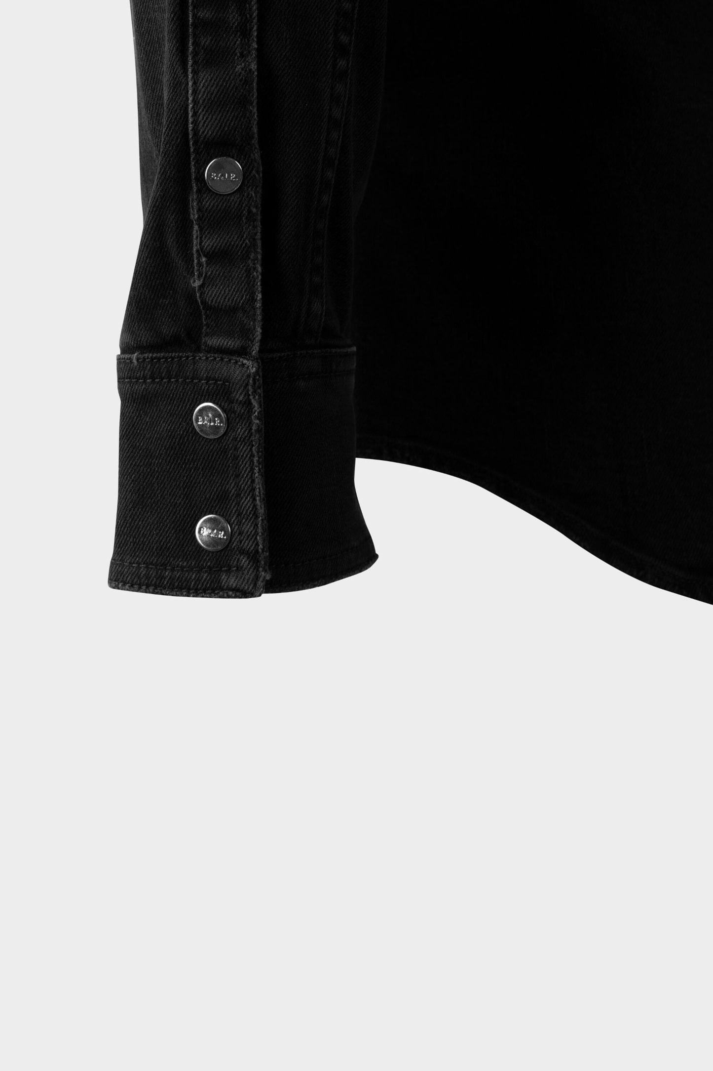 BALR. Allover Laser Hexagon Shirt Dk Denim Grey