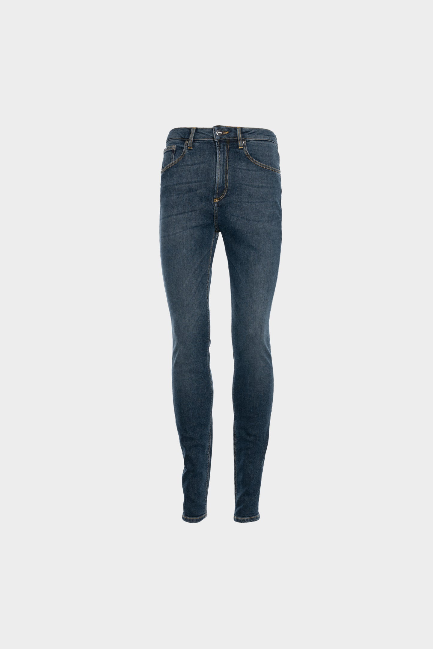 BALR. Clean Dark Aged Jeans High Super Skinny Women Dark Aged