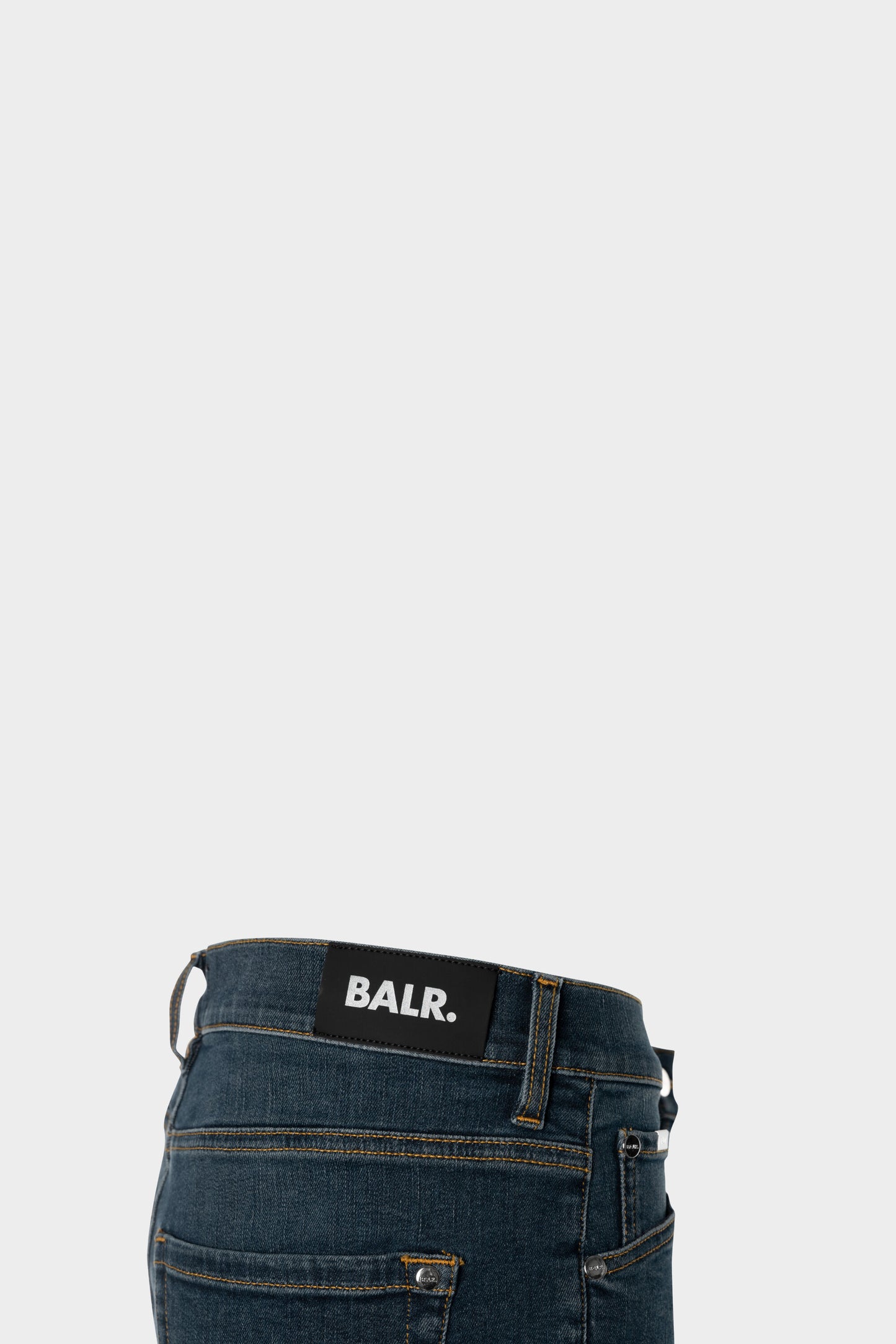 BALR. Clean Dark Aged Jeans High Super Skinny Women Dark Aged