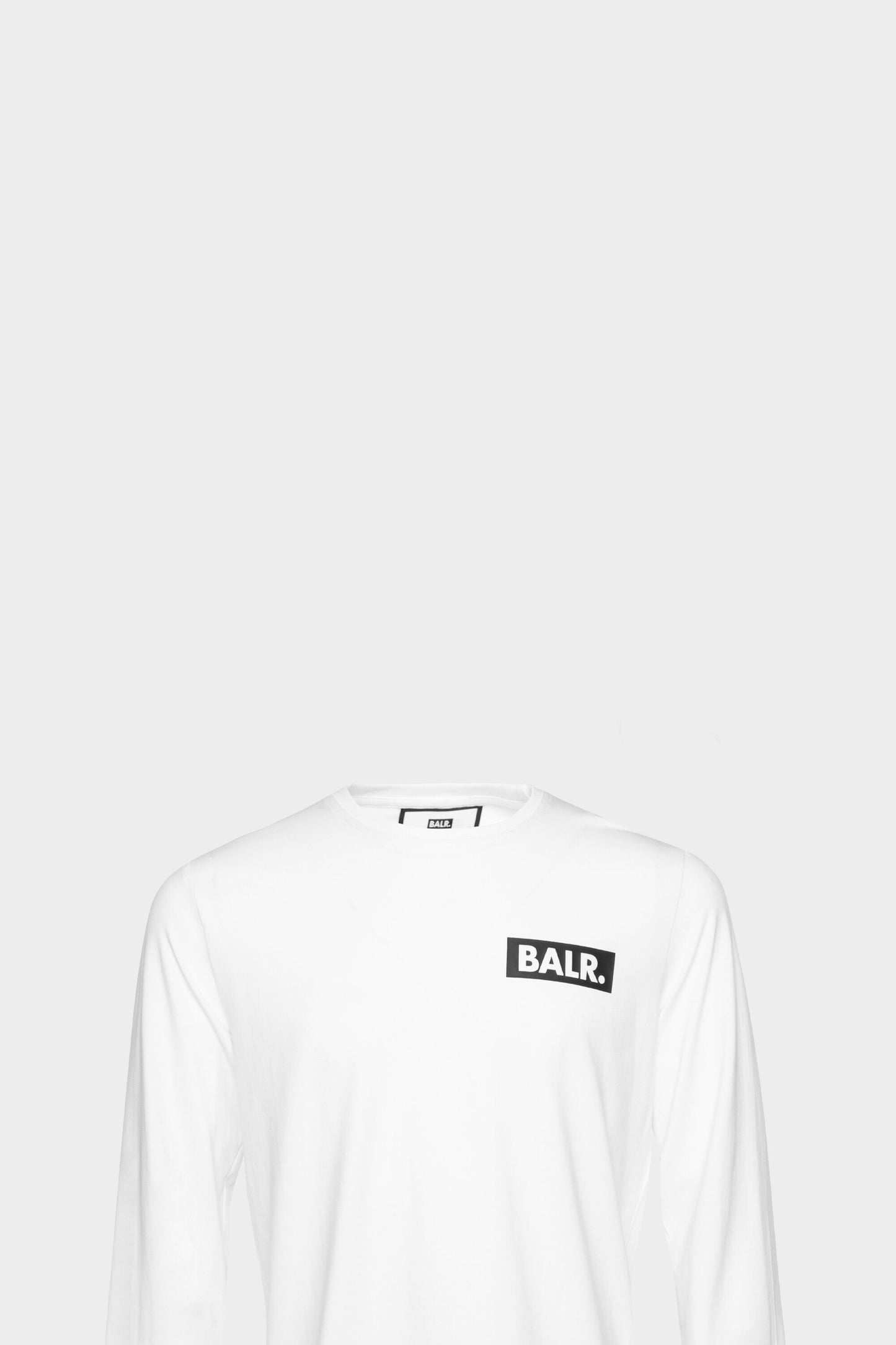 BALR. Cube Straight T-Shirt l/s White