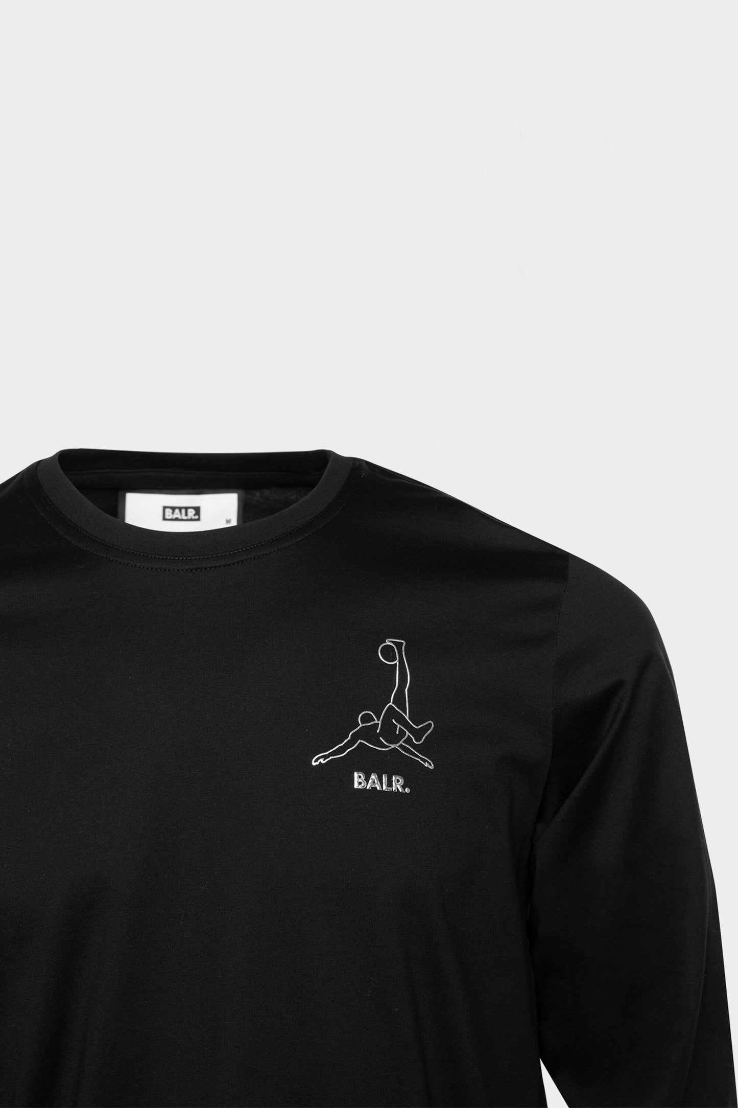 BALR. Bicycle Kick Straight T-Shirt l/s Black
