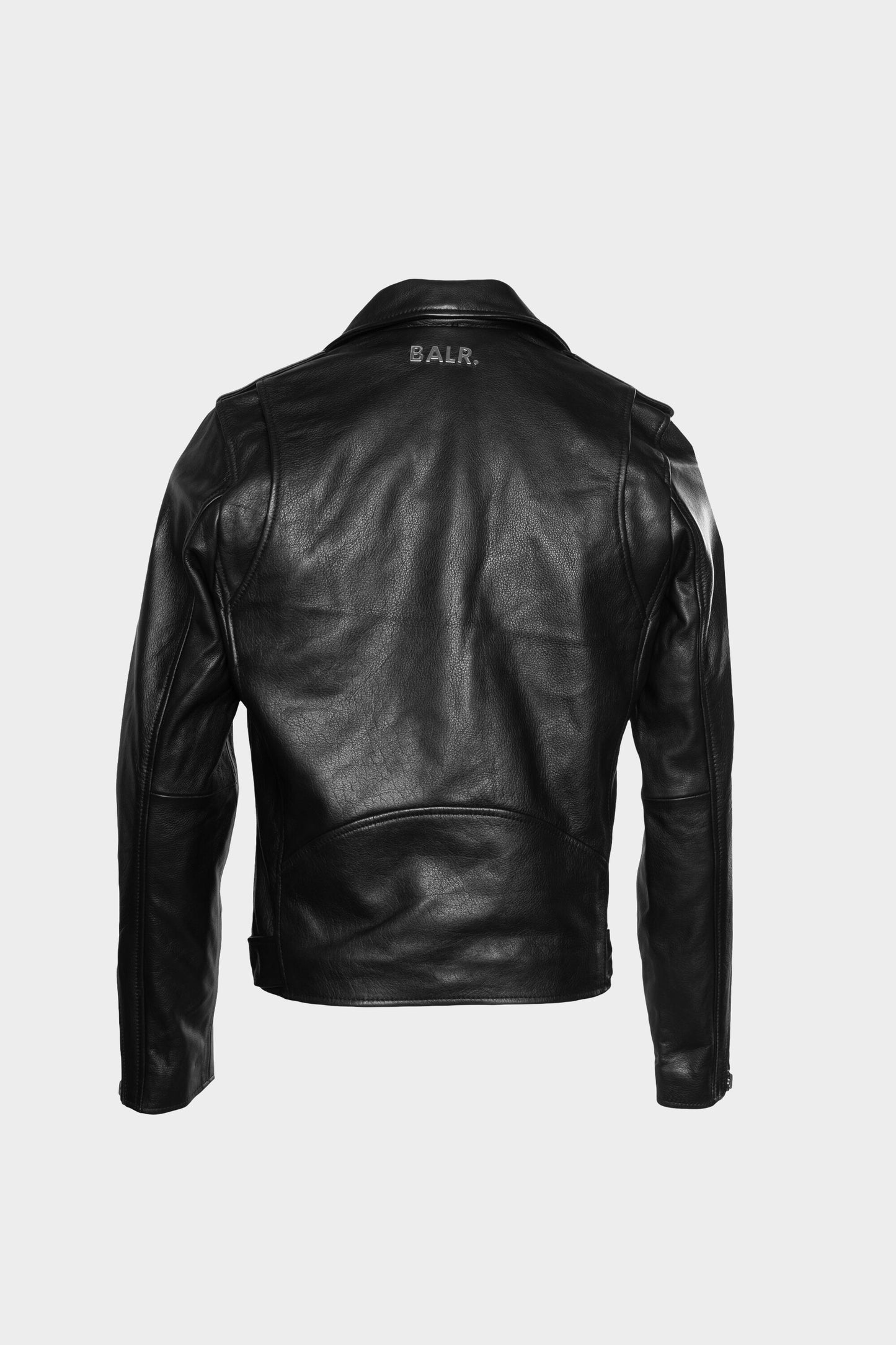 BALR. Leren Bikerjasje Zwart