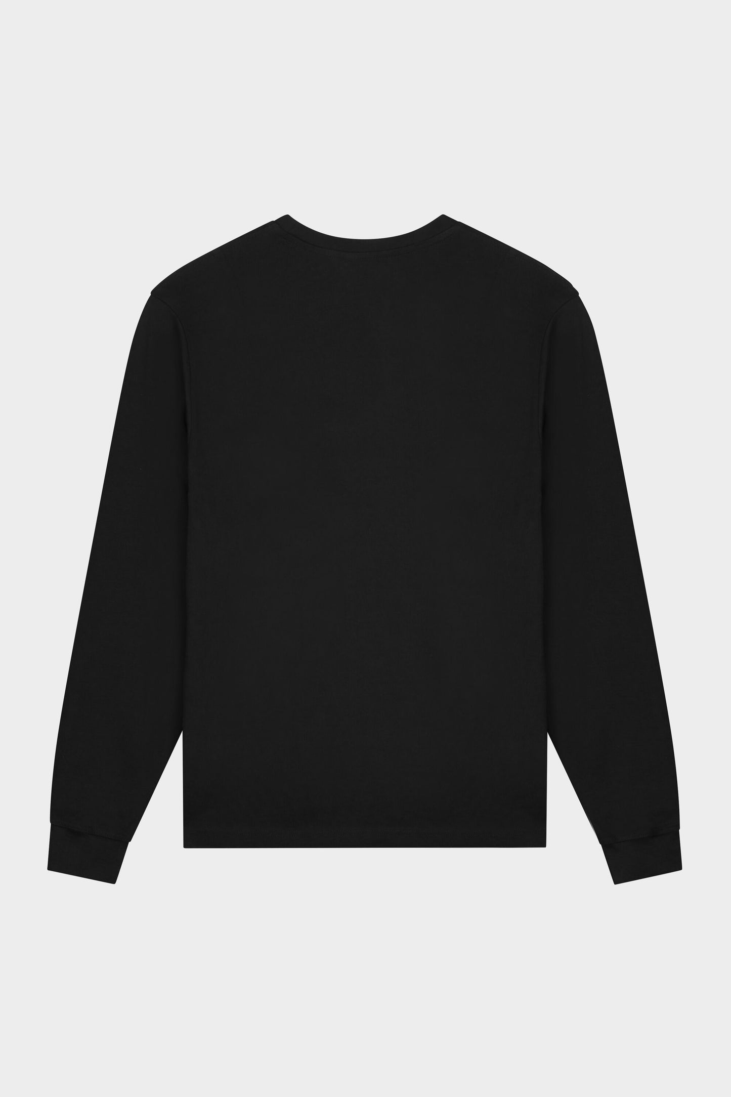 BALR. Straight Longsleeve Gekanteld Jet Zwart