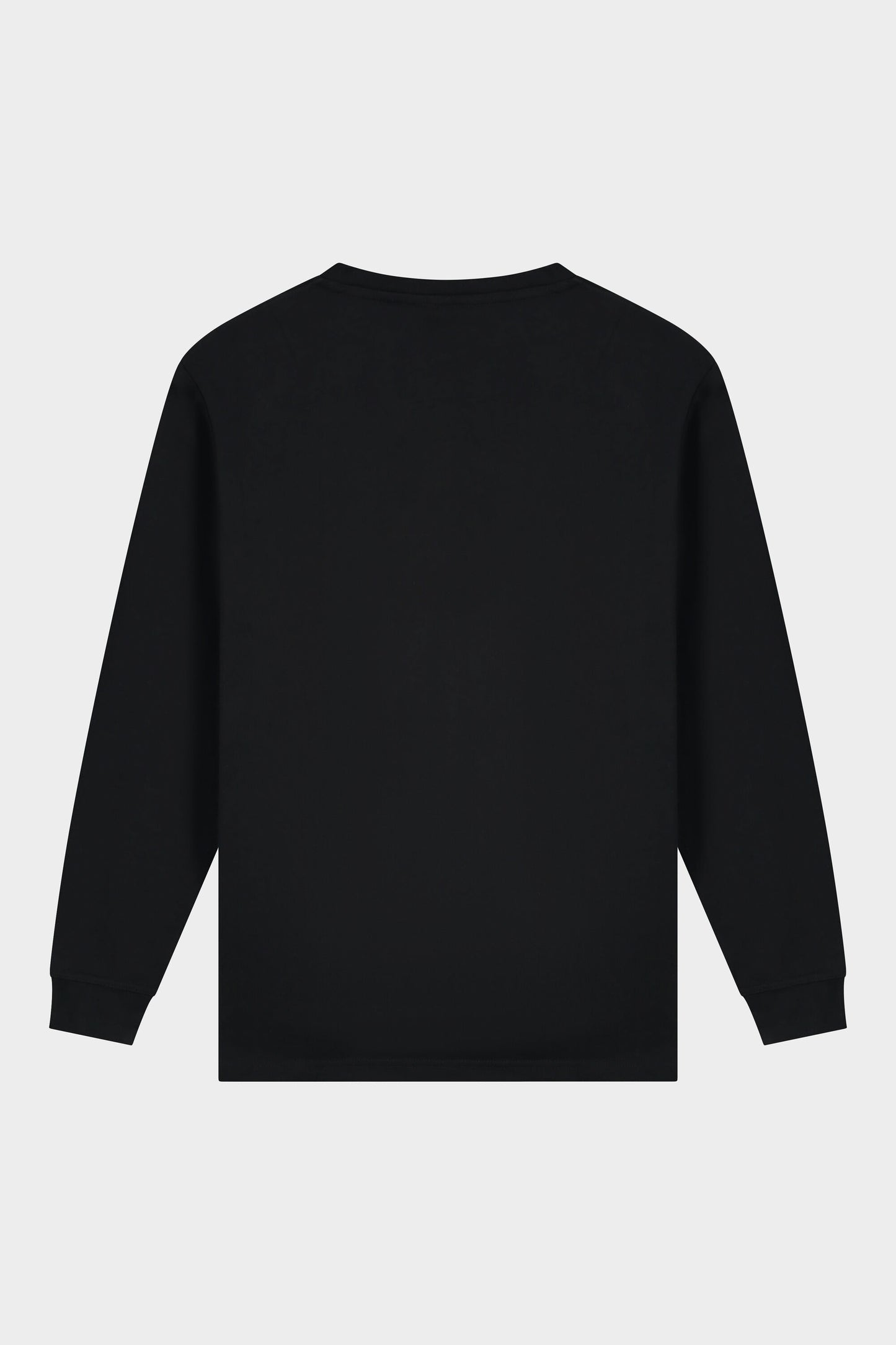 Club Silver Straight T-Shirt Longsleeve Jet Black
