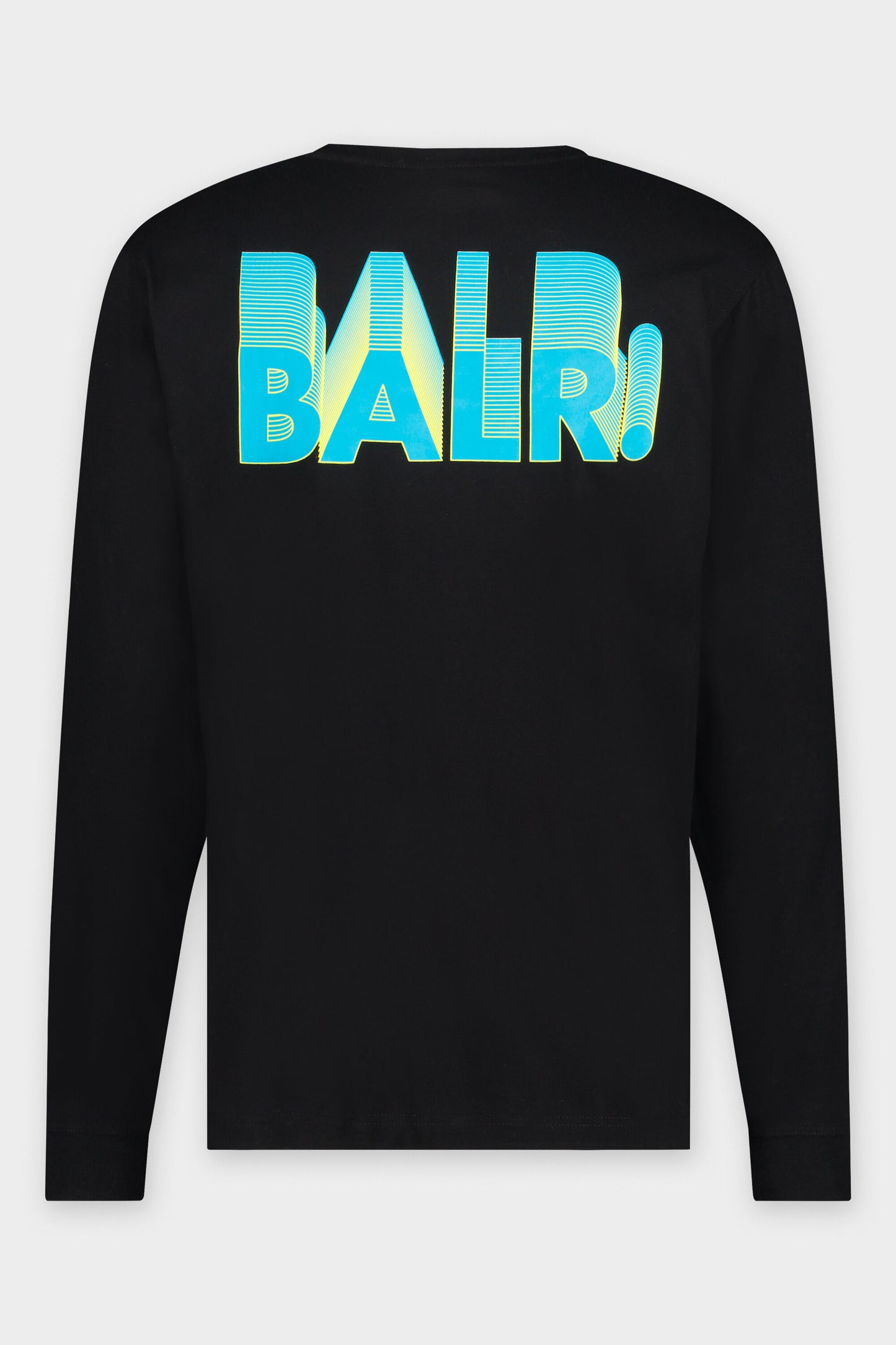 Olaf Straight BALR. Neon Gradient Longsleeve Jet Black