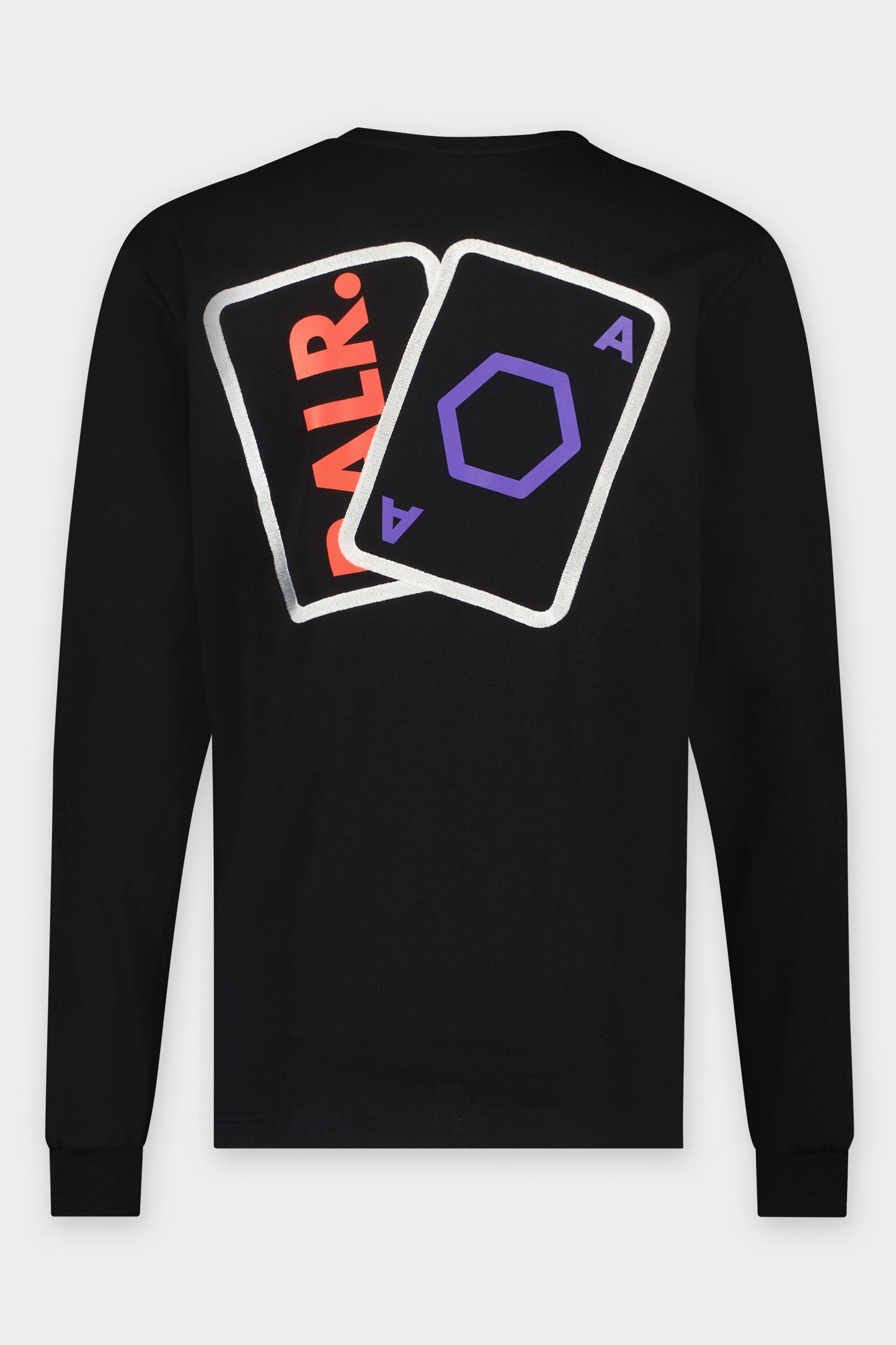 Olaf Straight Cards Embro Longsleeve Jet Black