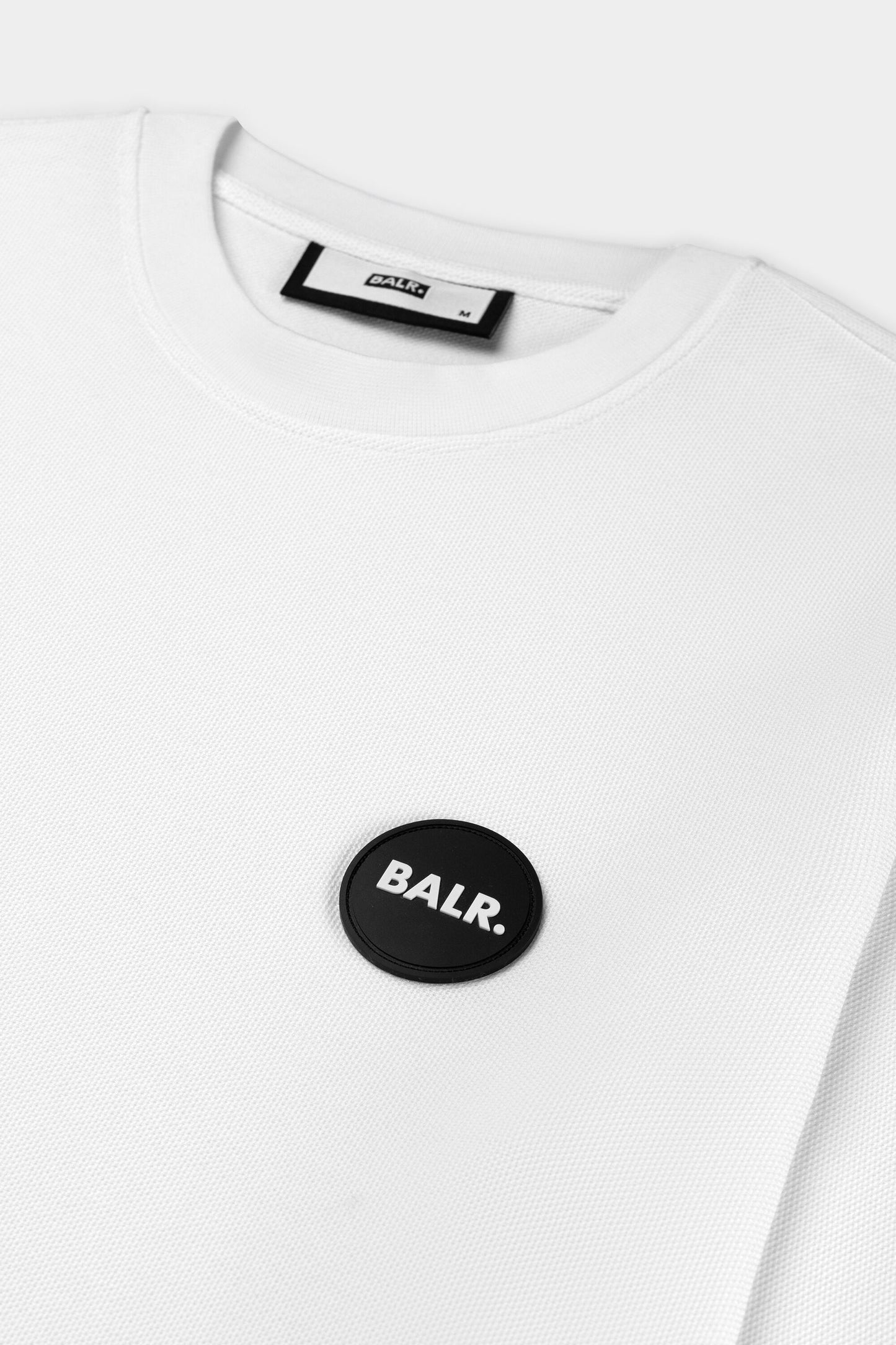 Olaf Straight Round Rubber Badge Longsleeve Bright White