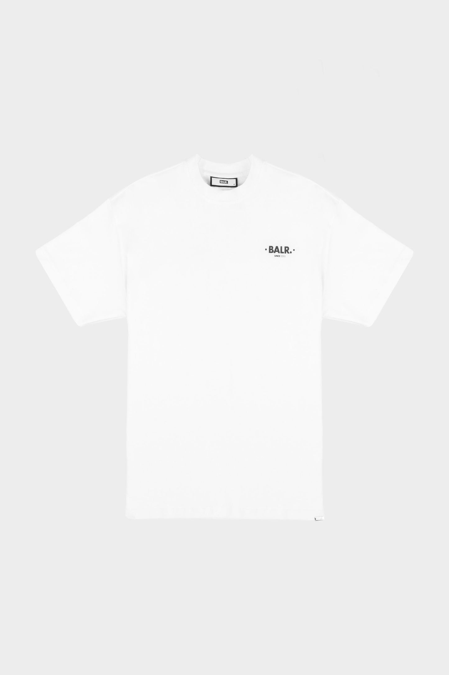 Minimalistisches T-Shirt mit überschnittenen Schultern Light Stone