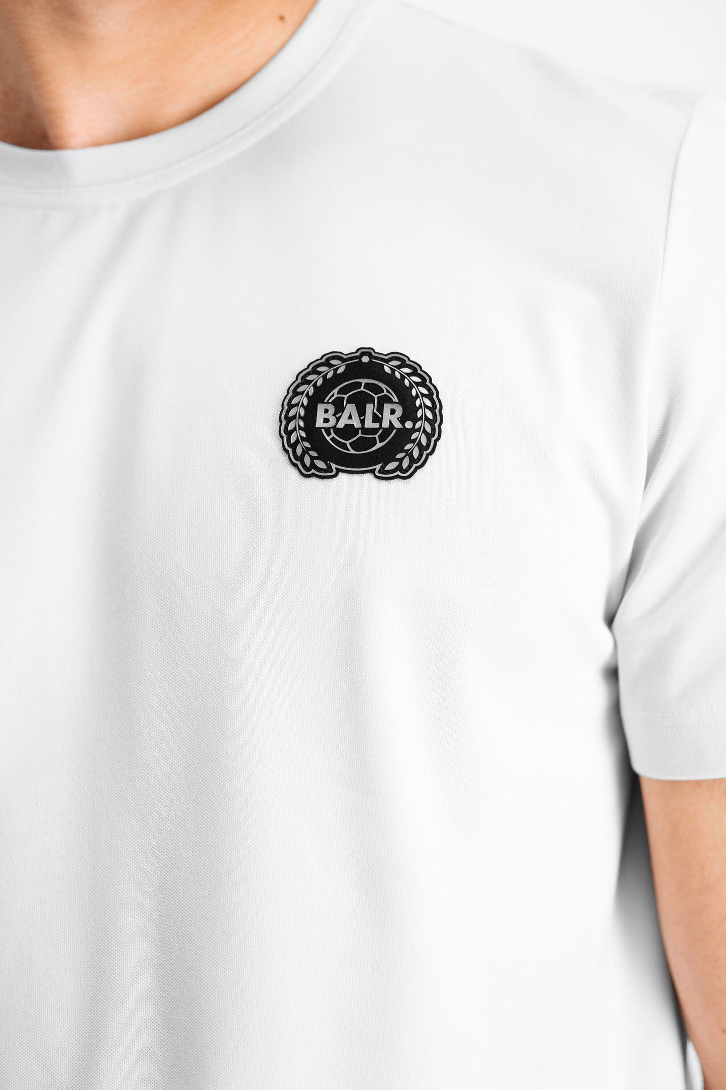 Tech Badge Straight T-Shirt Lt Grey