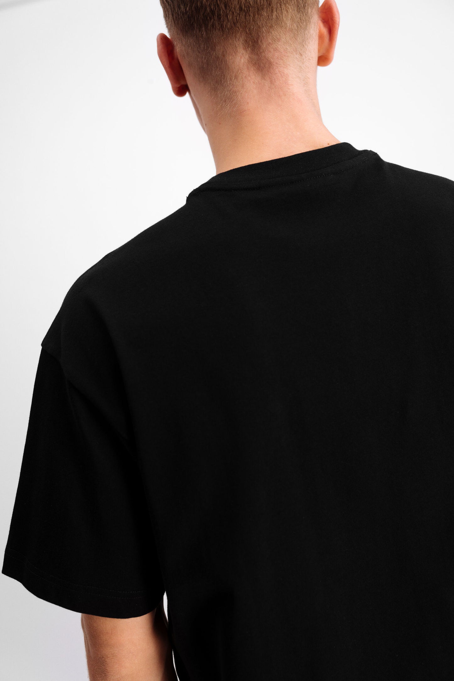 Cargo Dropped Shoulder T-Shirt Black