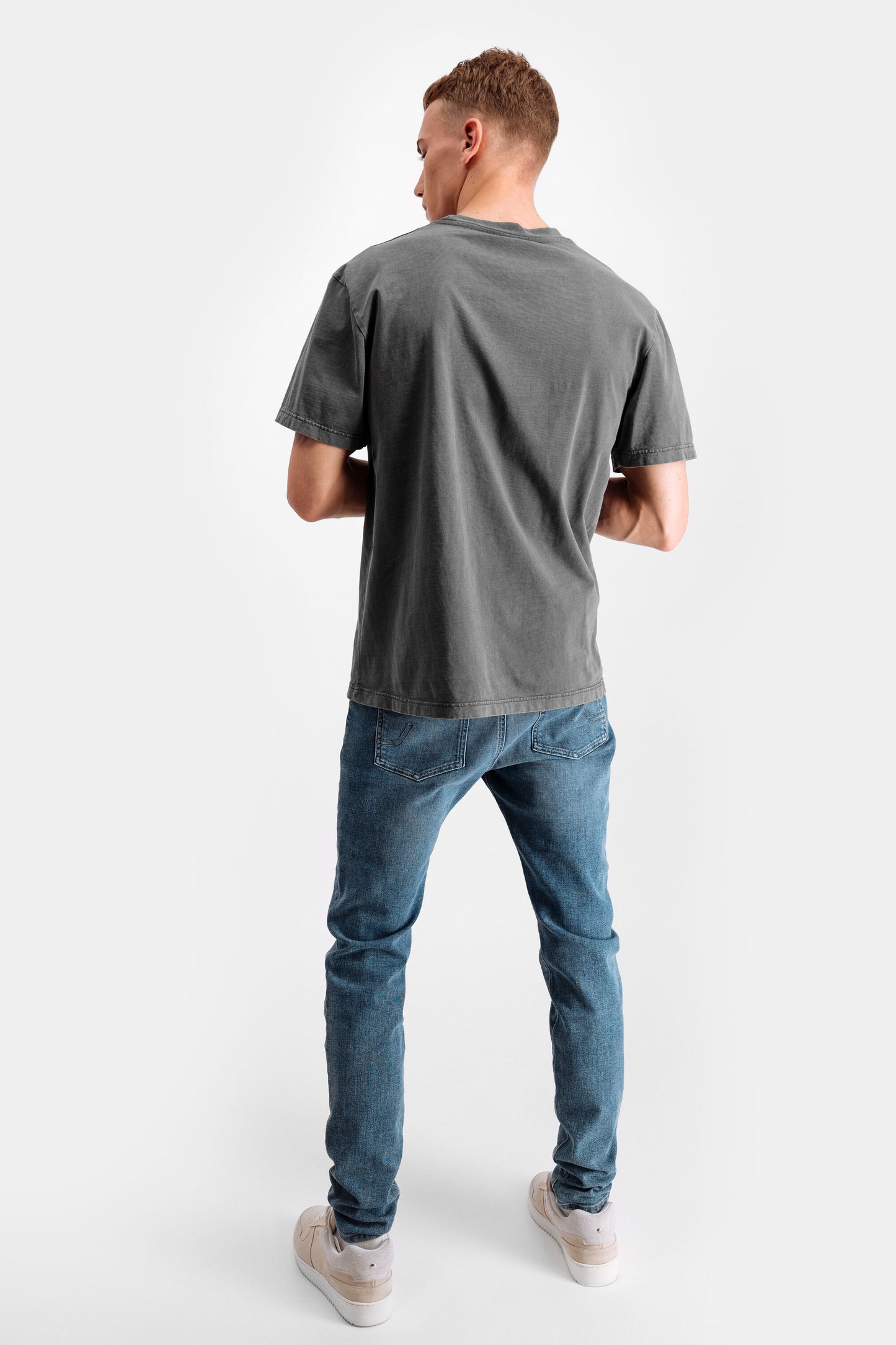 BALR. Essential Blanks Box Fit T-Shirt Jet Black Vintage