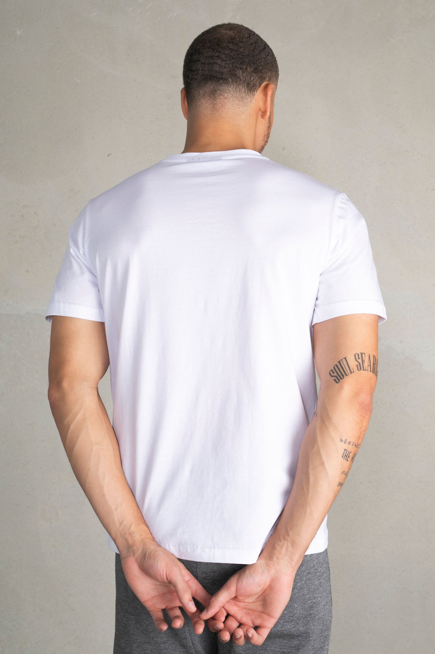 BALR. Classic Metal Clip Straight Fit T-Shirt Bright White