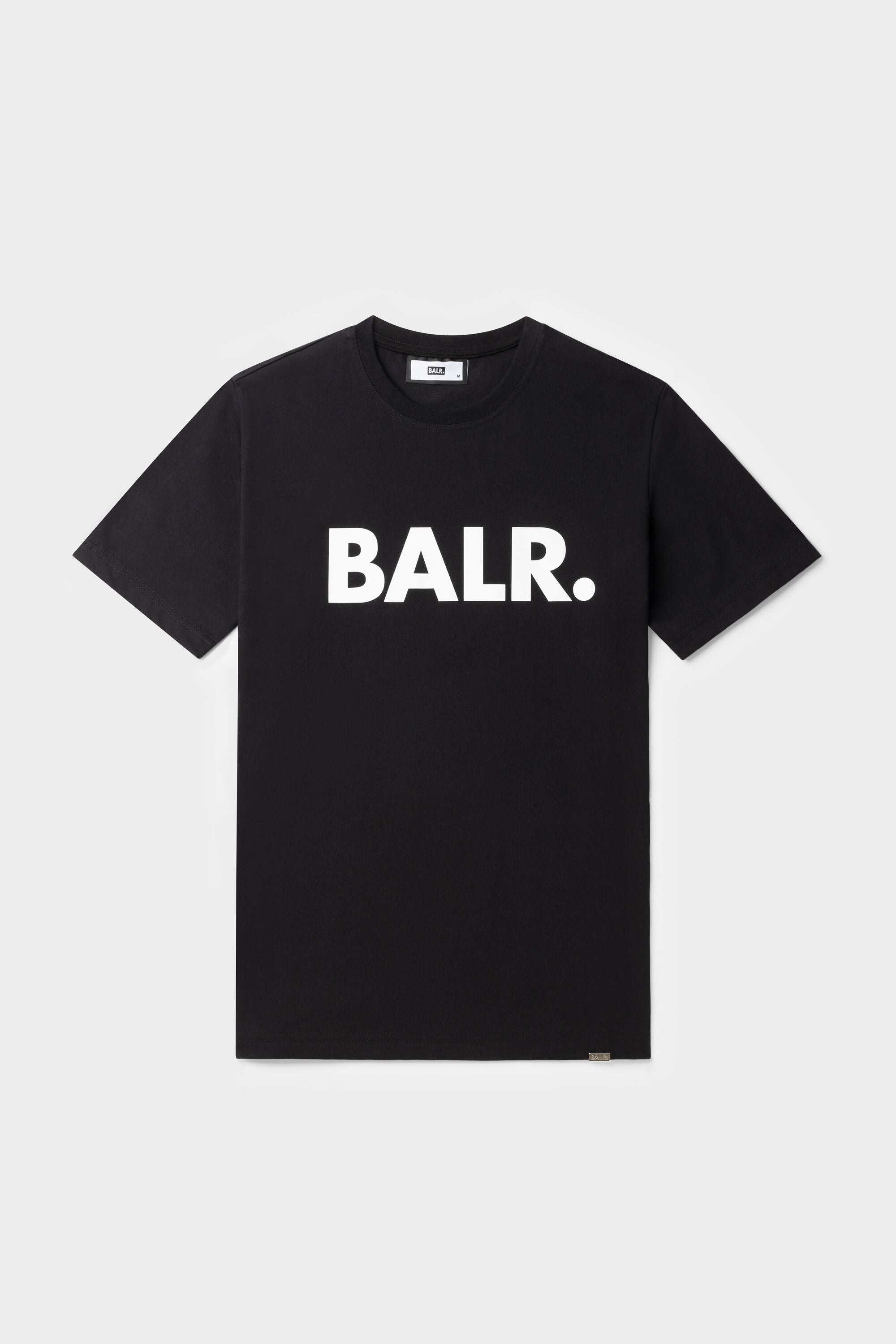Brand Straight T-Shirt Jet Black – BALR.