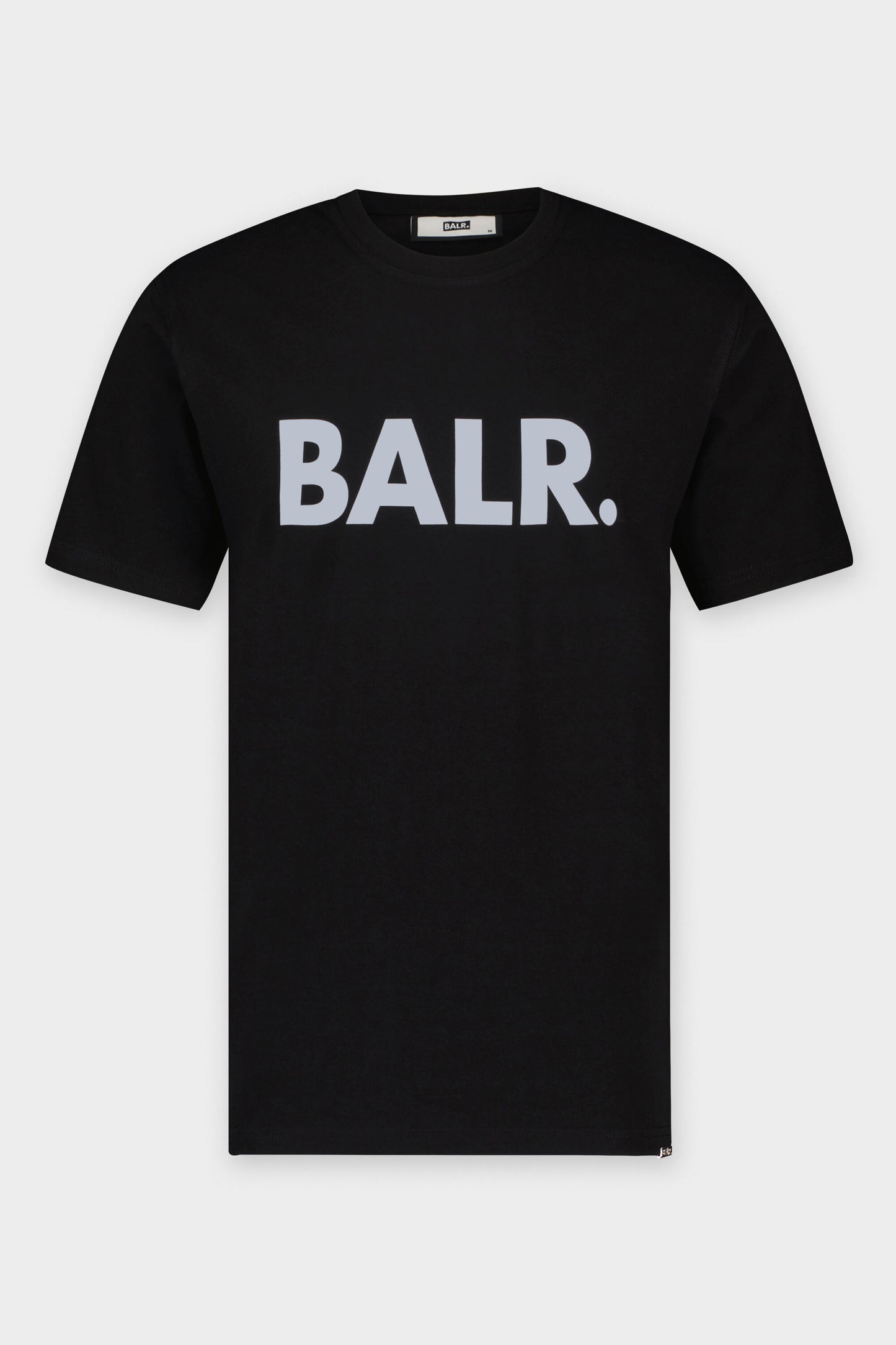 Brand Straight T-Shirt Jet Black/Blue