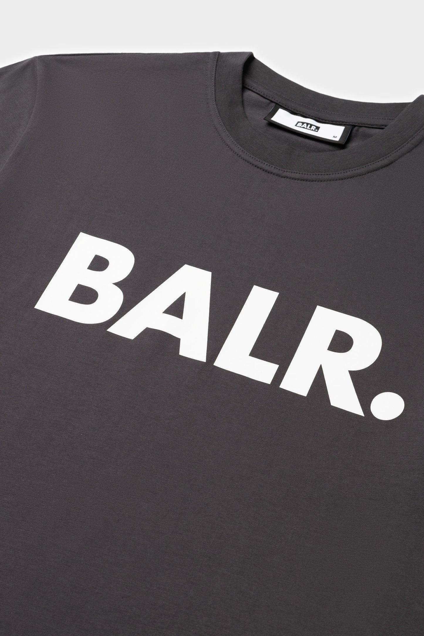 Brand Straight T-Shirt Asphalt