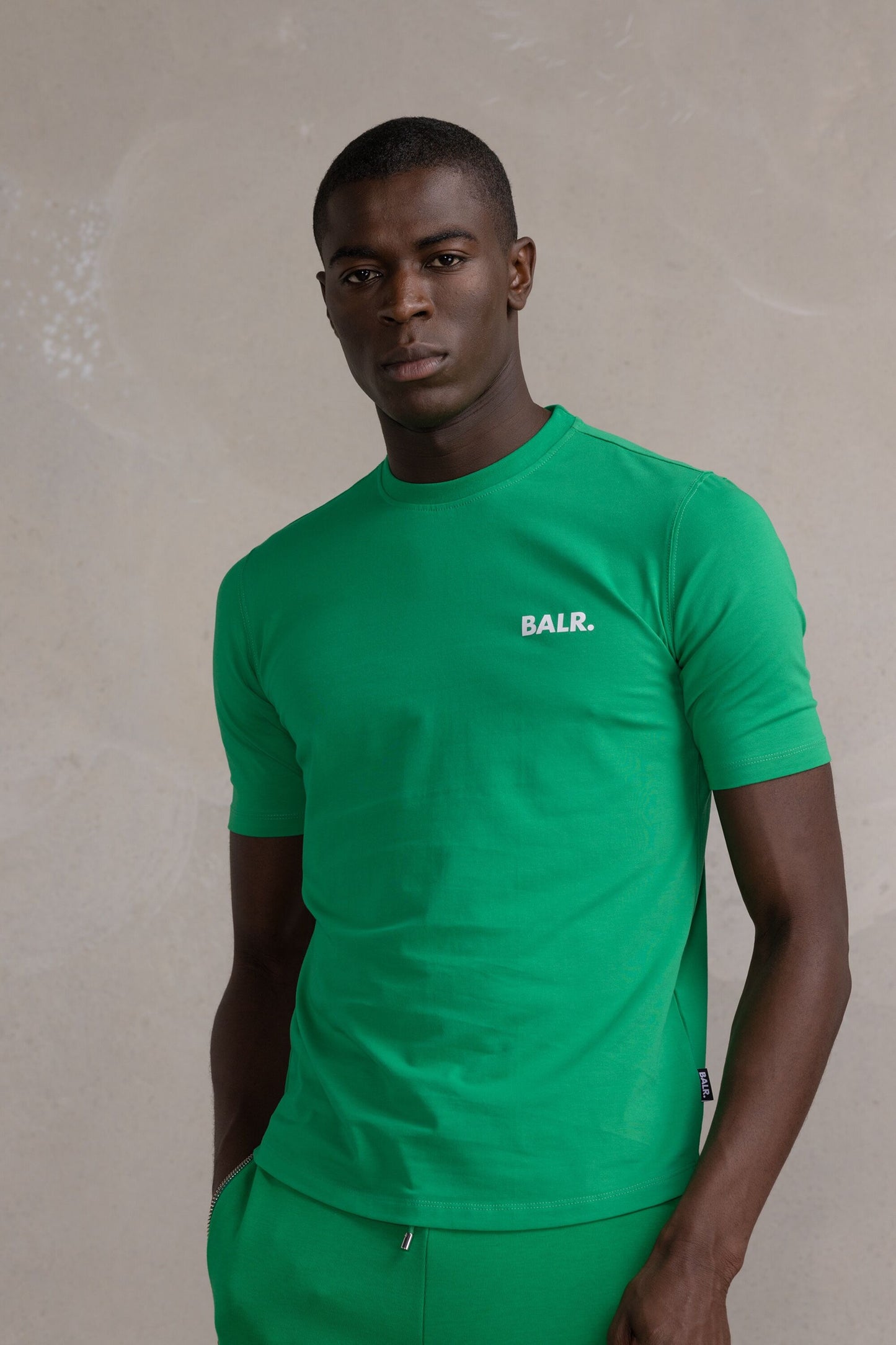 Athletic Small Branded Chest T-Shirt Putting Green