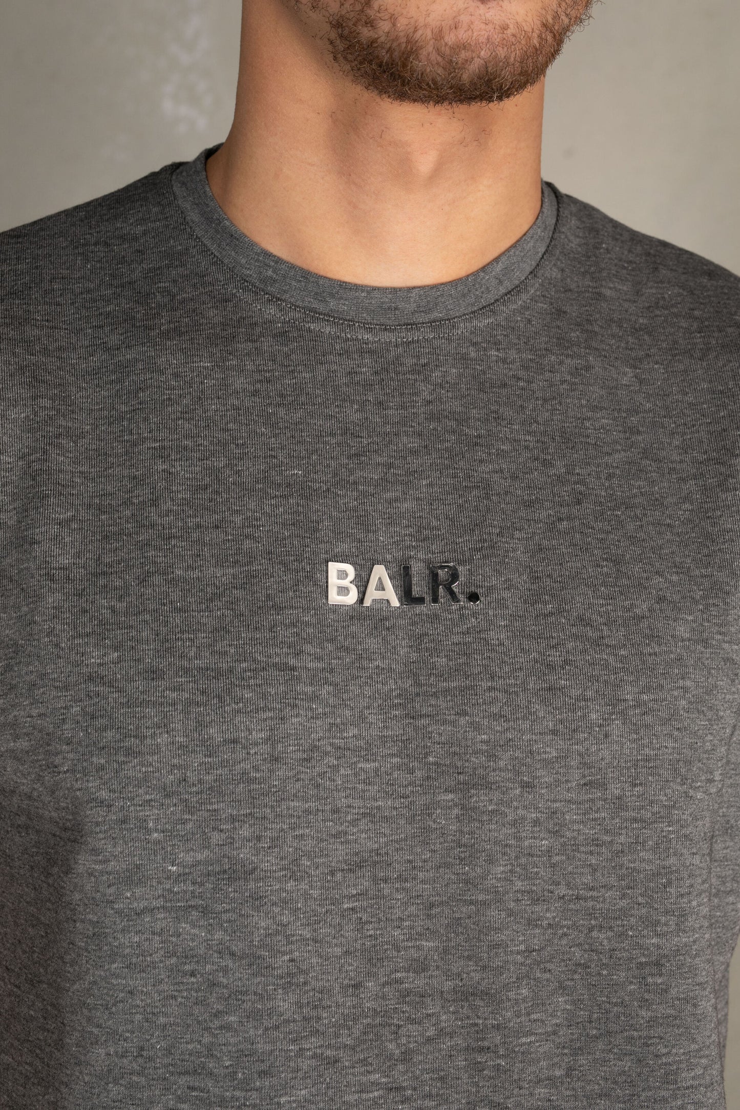 Q-Series Straight T-Shirt Dk Grey Heather