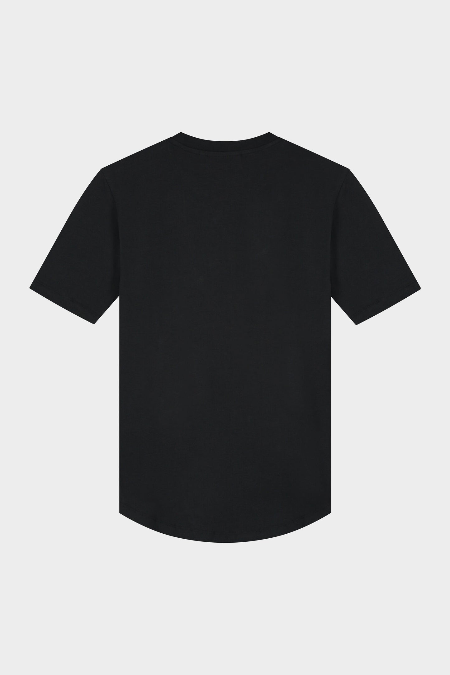Club Outlined Athletic Fit Tee Jet Black