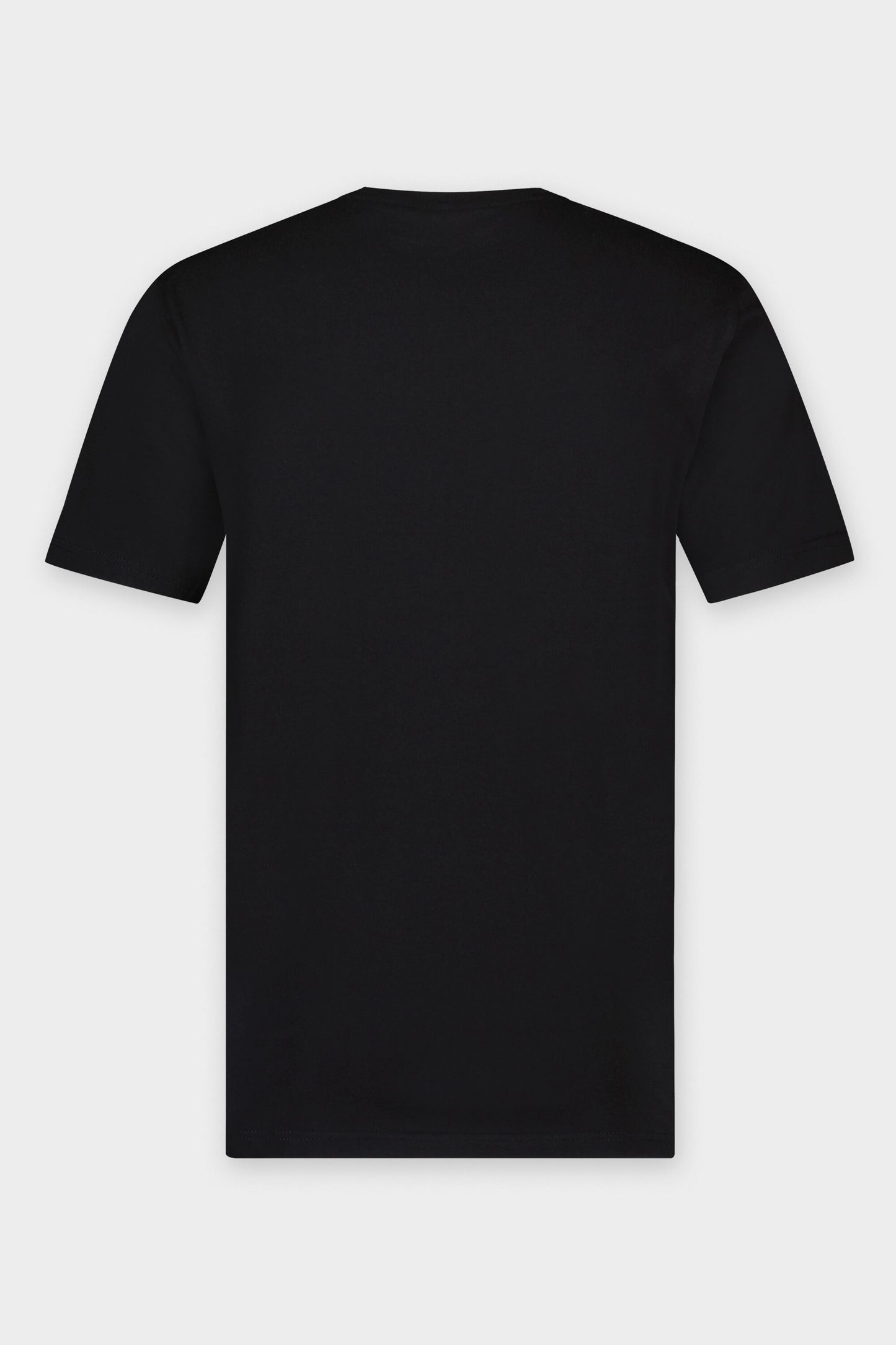 Olaf Straight BALR. Satin Embro T-Shirt Jet Black