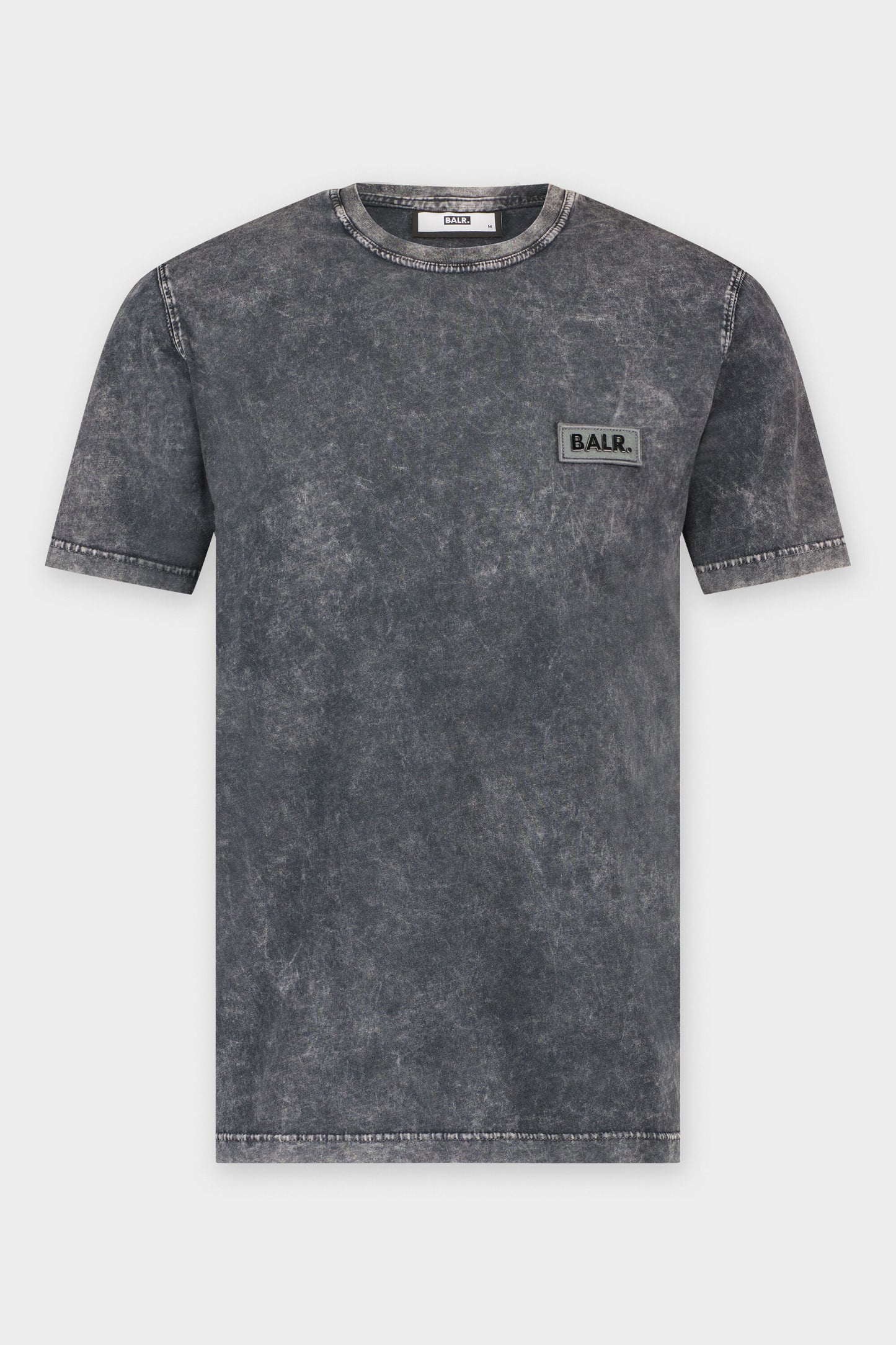 Olaf Straight Felt Badge T-Shirt Woodland Grey Washed