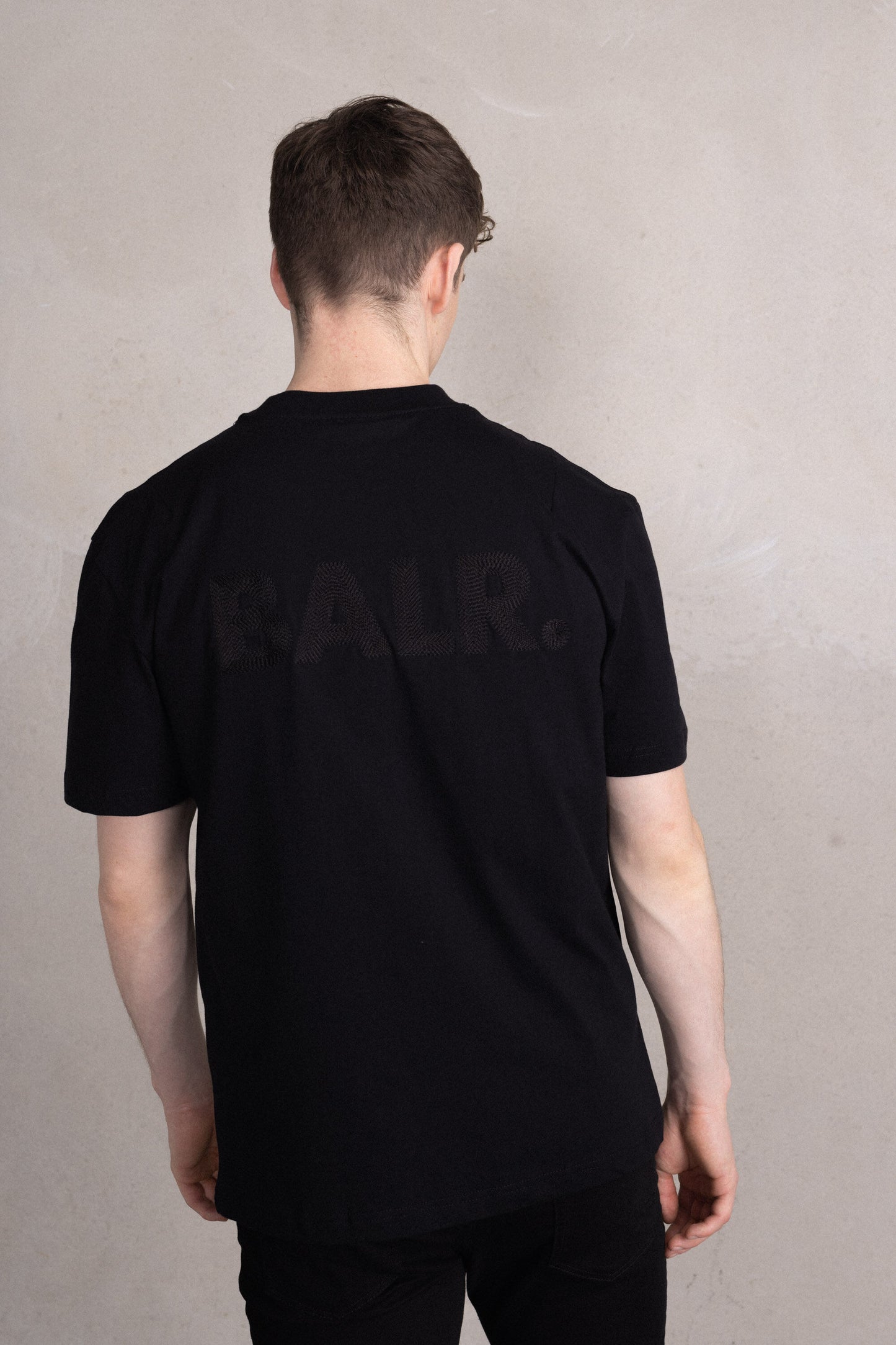 Luke Box Dart BALR. Logo T-Shirt Jet Black