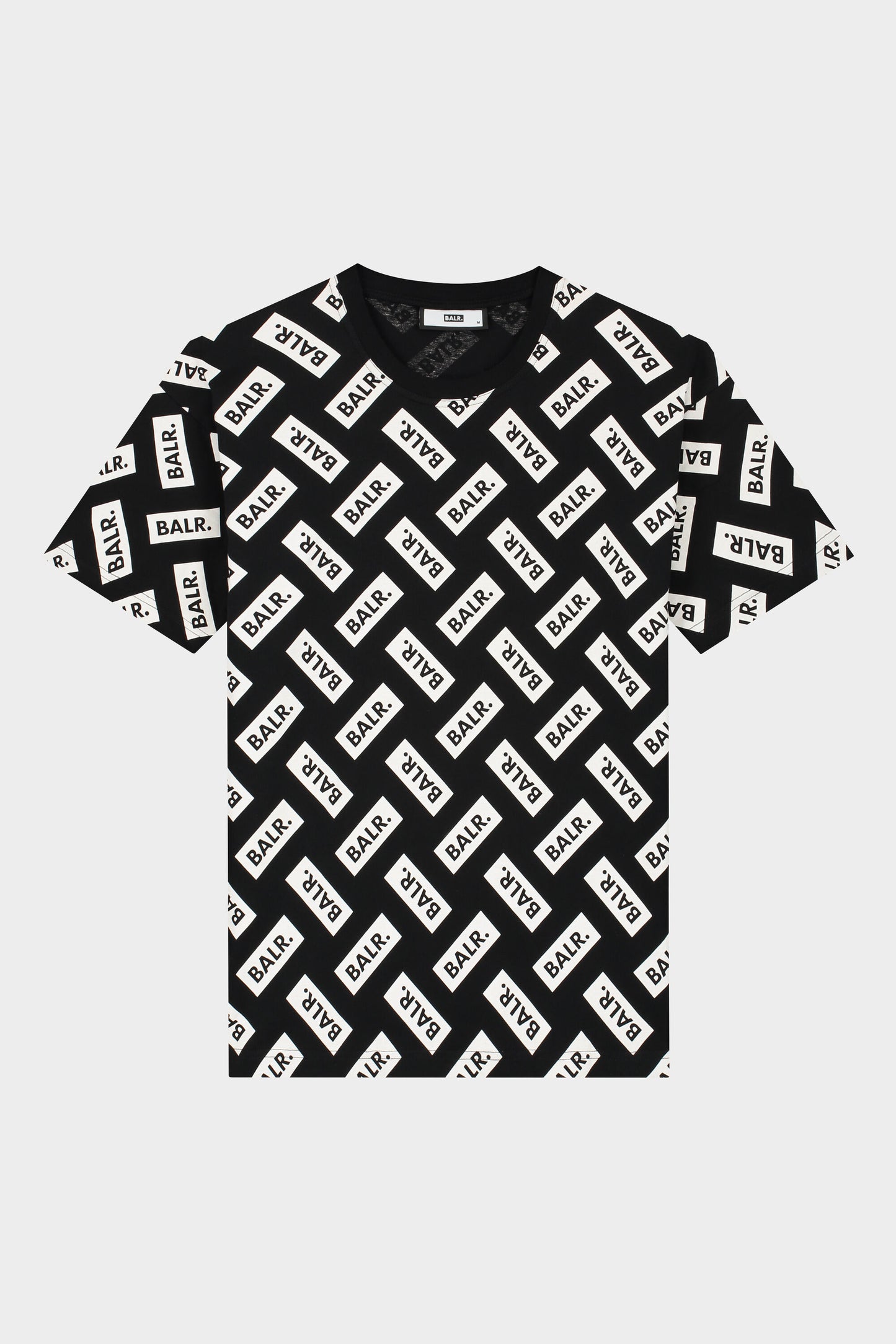 Max Loose Club AOP T-Shirt Jet Black/Bright White