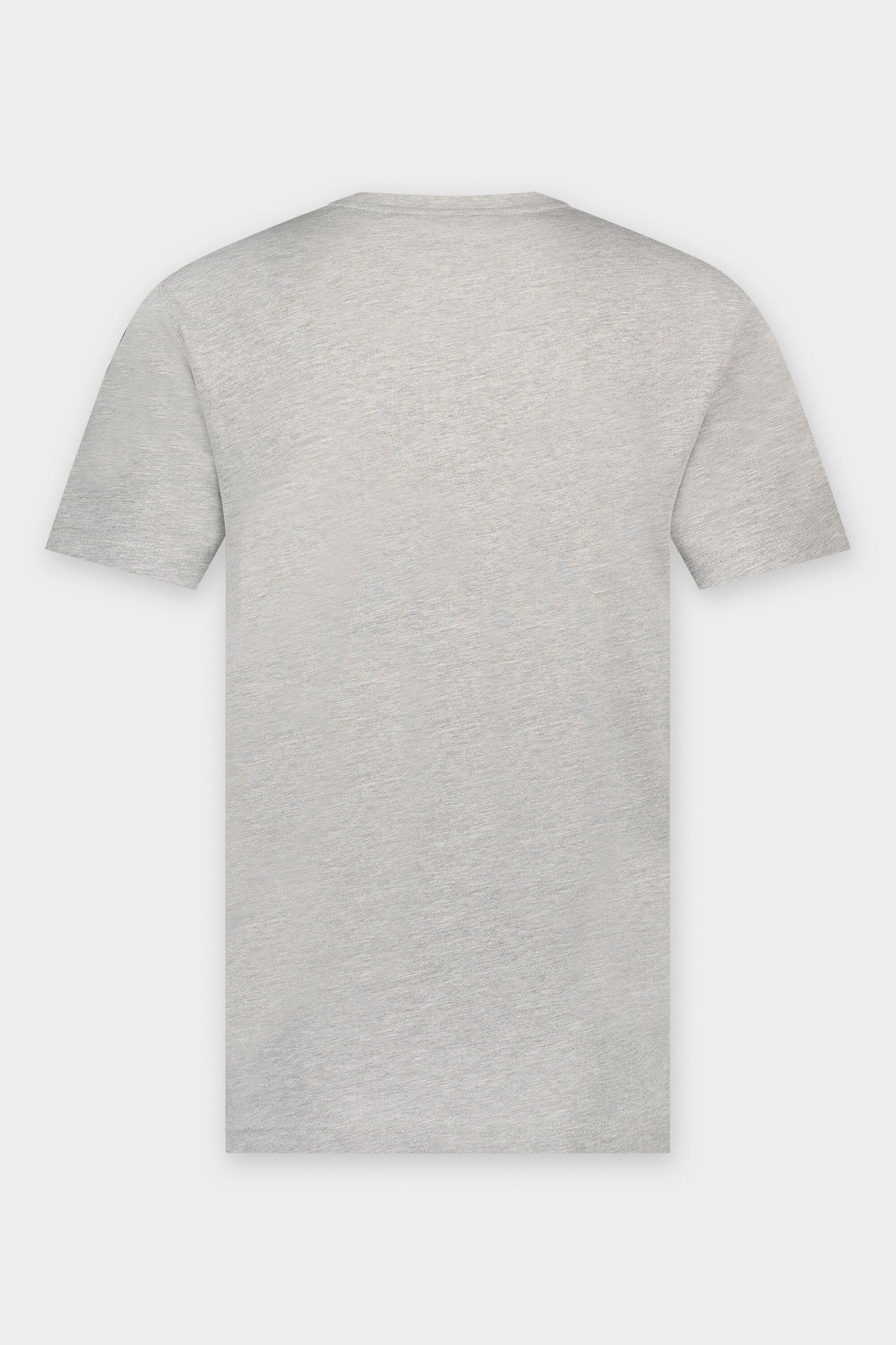 Olaf Straight Felt Badge Logo T-Shirt Grey Heather