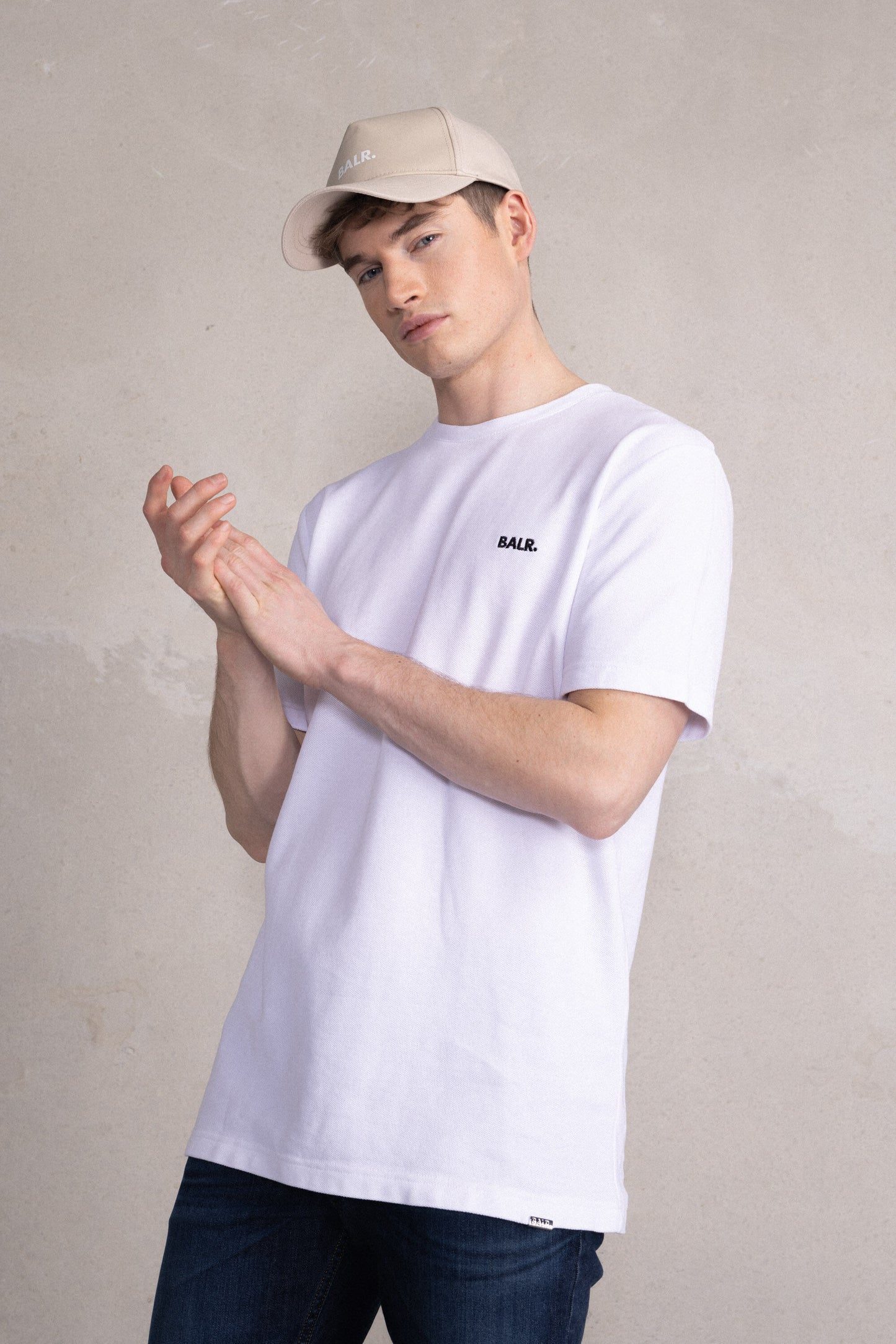 Olaf Straight Small CB Logo T-Shirt Bright White