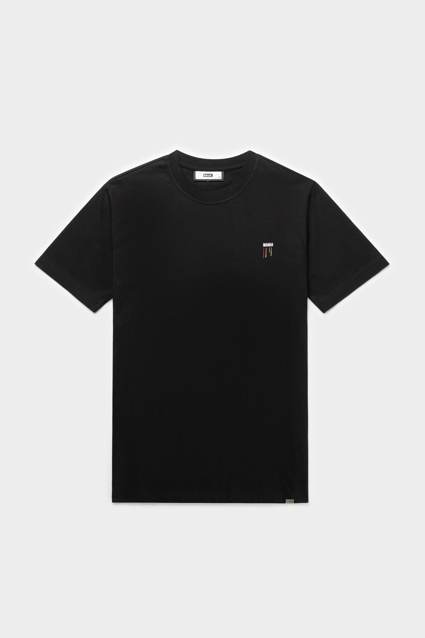 Olaf Straight Colored Letters T-Shirt Jet Black