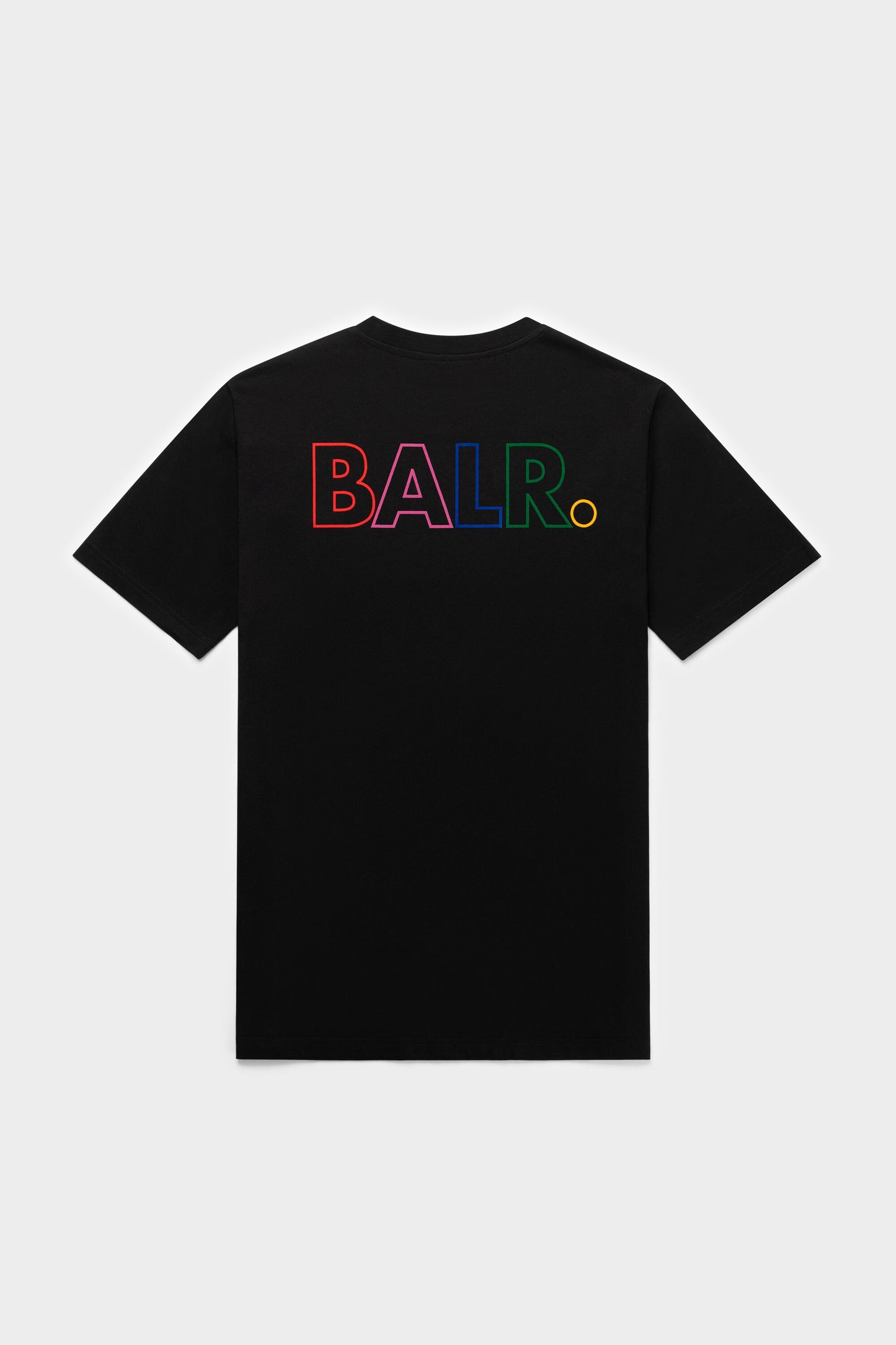 Olaf Straight Colored Letters T-Shirt Jet Black