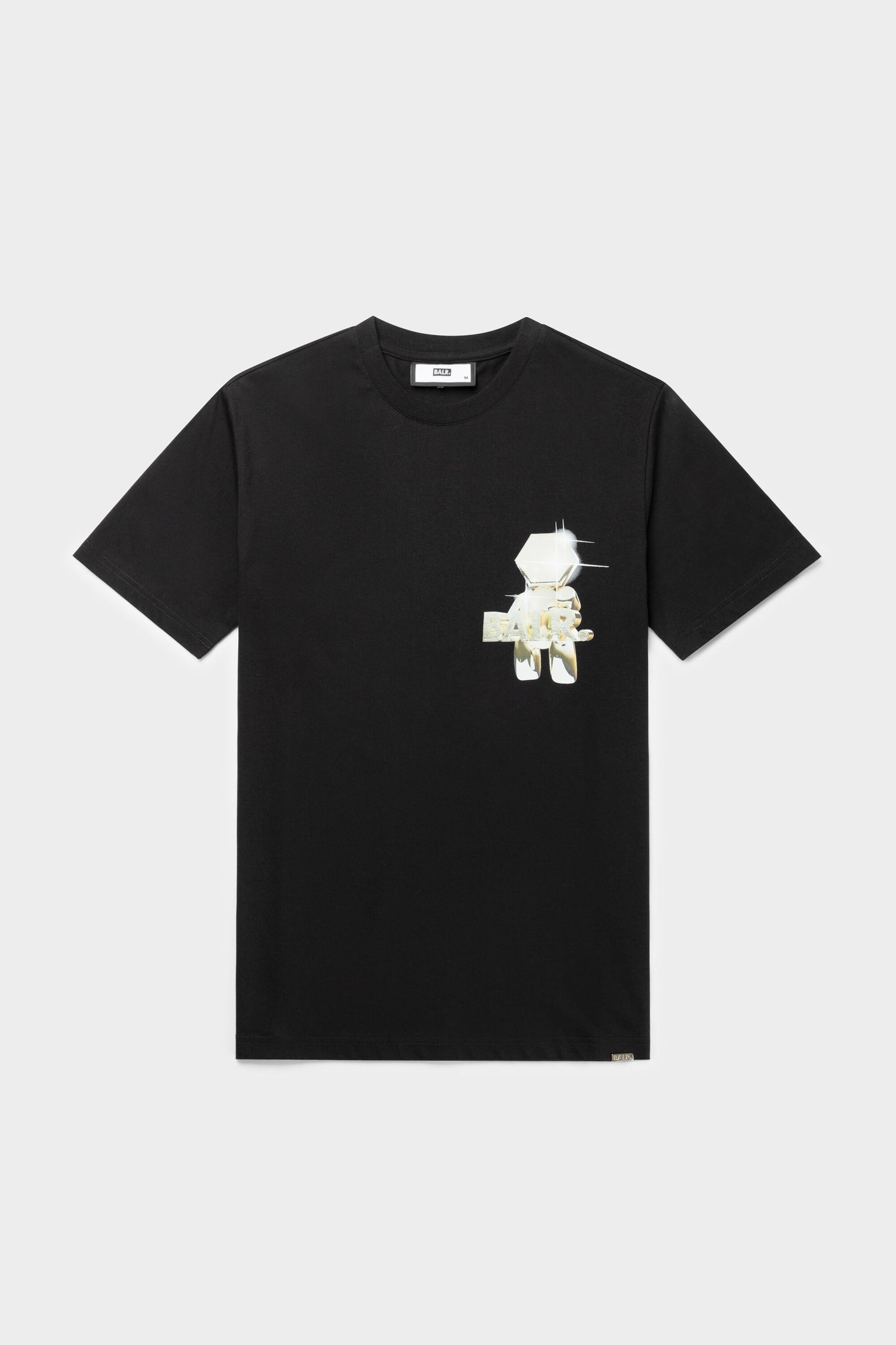 Olaf Straight Gold Doll T-Shirt Jet Black