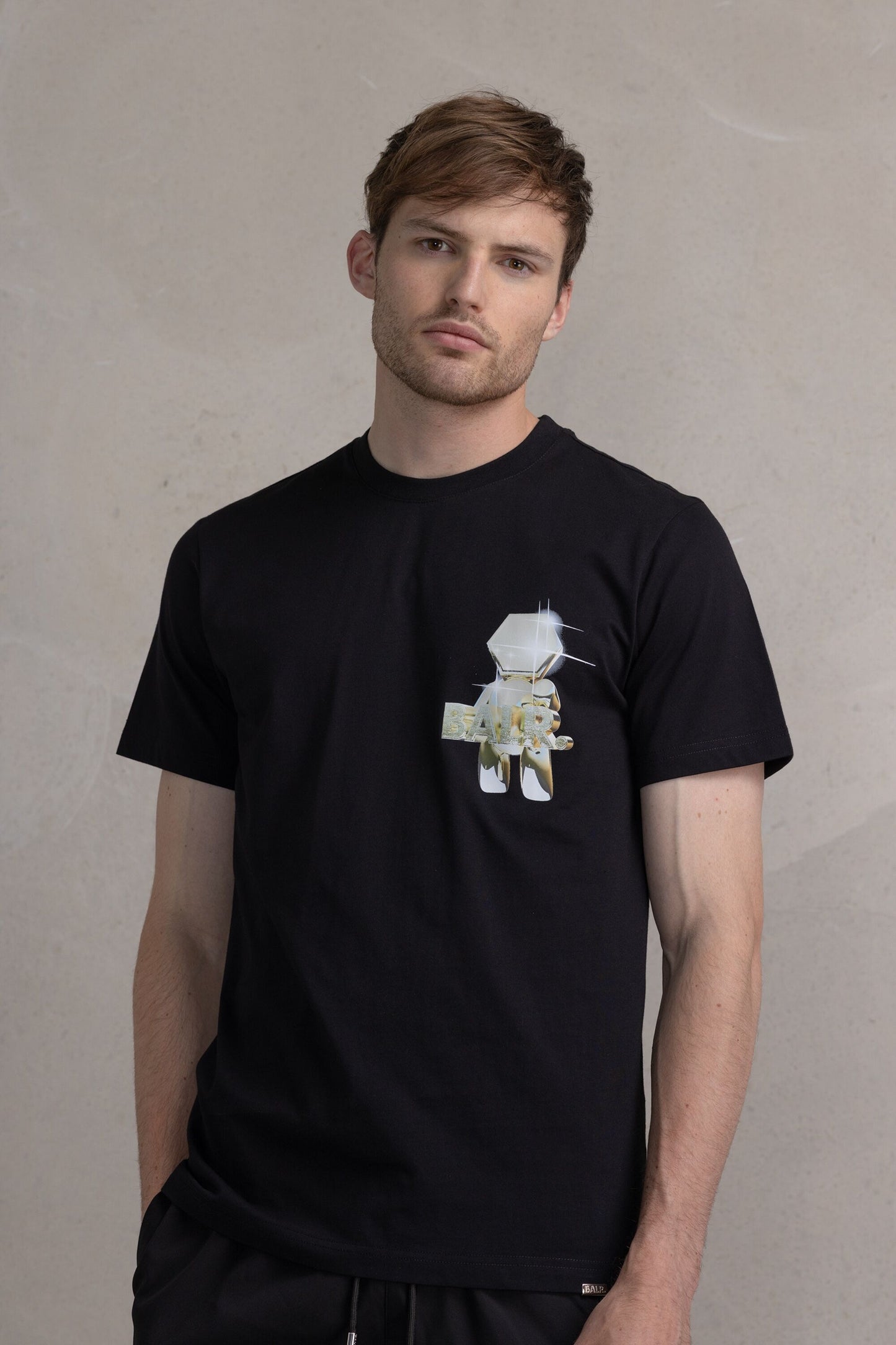Olaf Straight Gold Doll T-Shirt Jet Black