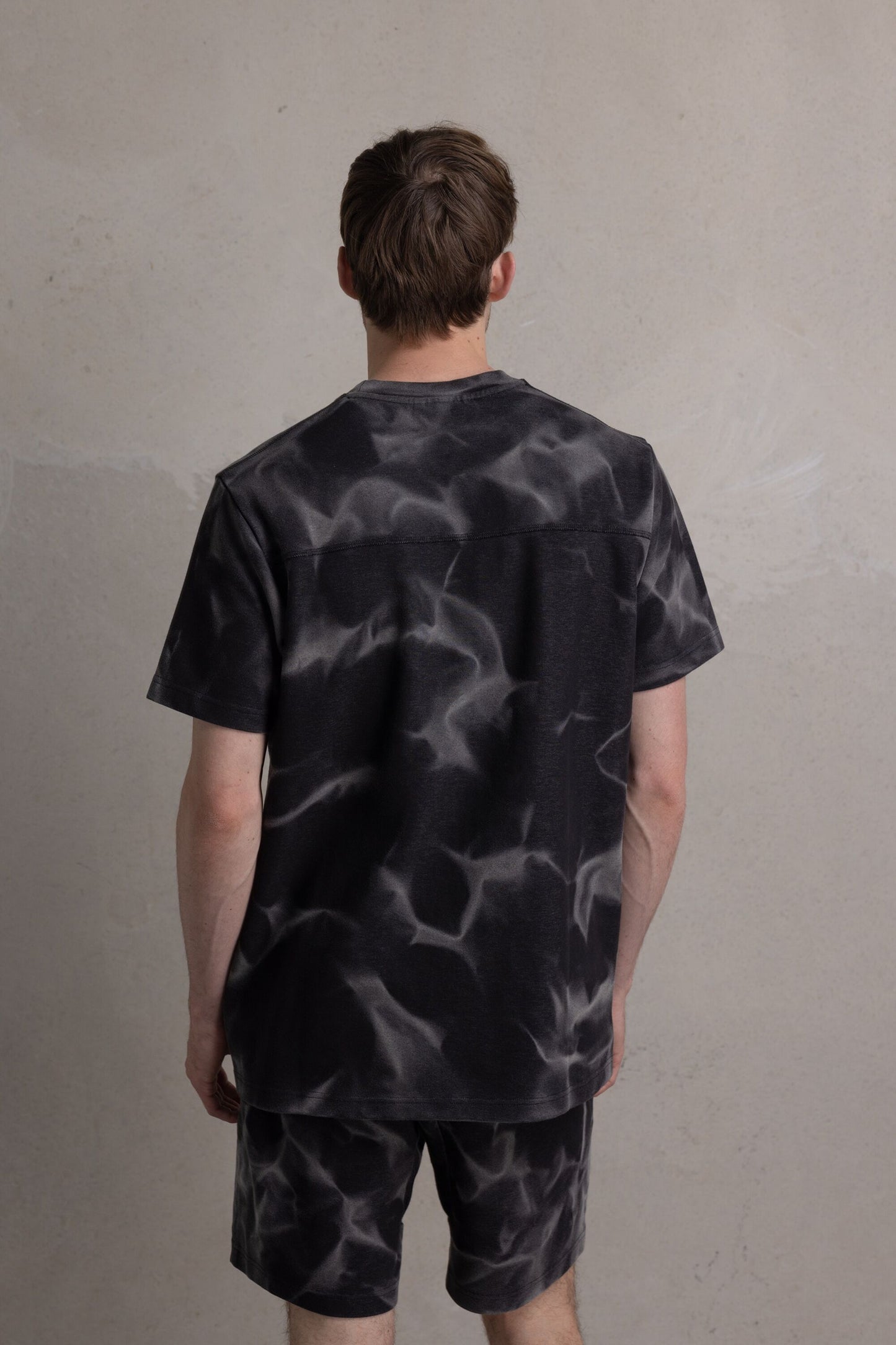 D11 Straight Washed T-Shirt Ghost Grey Washed