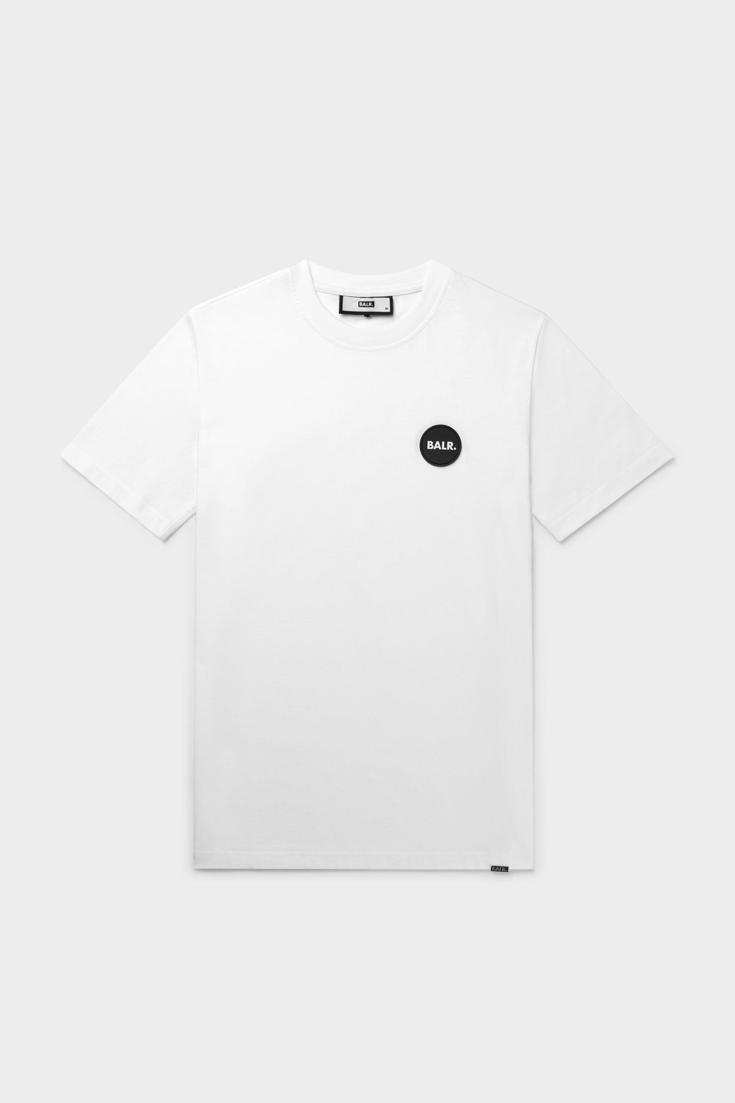 Olaf Straight Round Rubber Badge T-Shirt Bright White