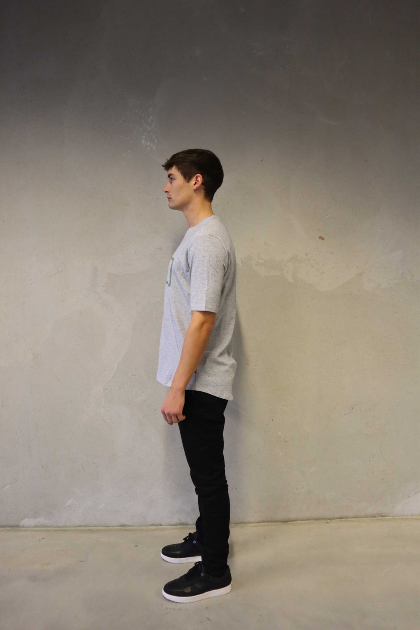 BALR. Block T-shirt Grey/Vineyard Green