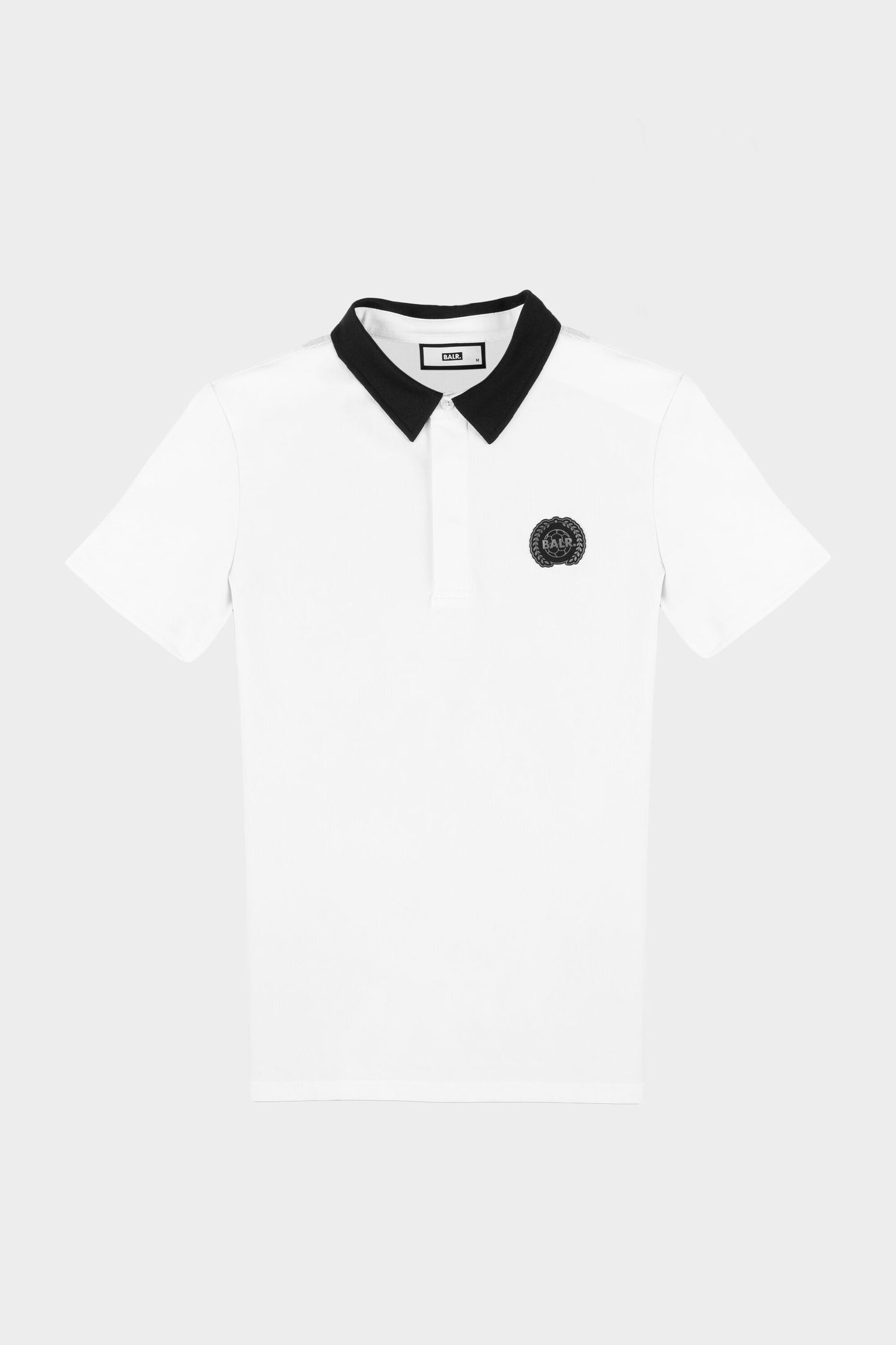 Tech Badge Straight Polo Lt Grey