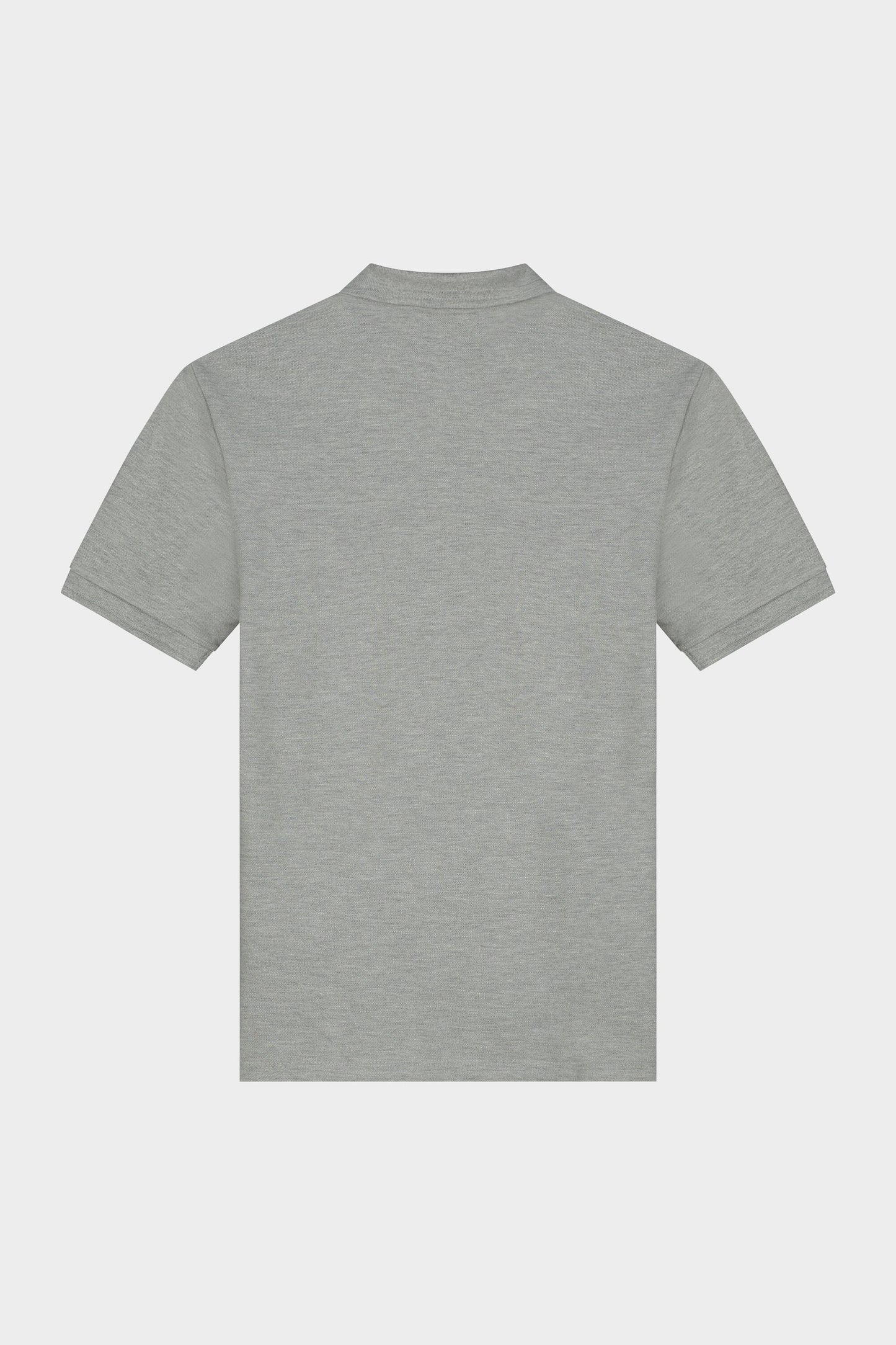 Hexagon Straight Polo Grey Melange