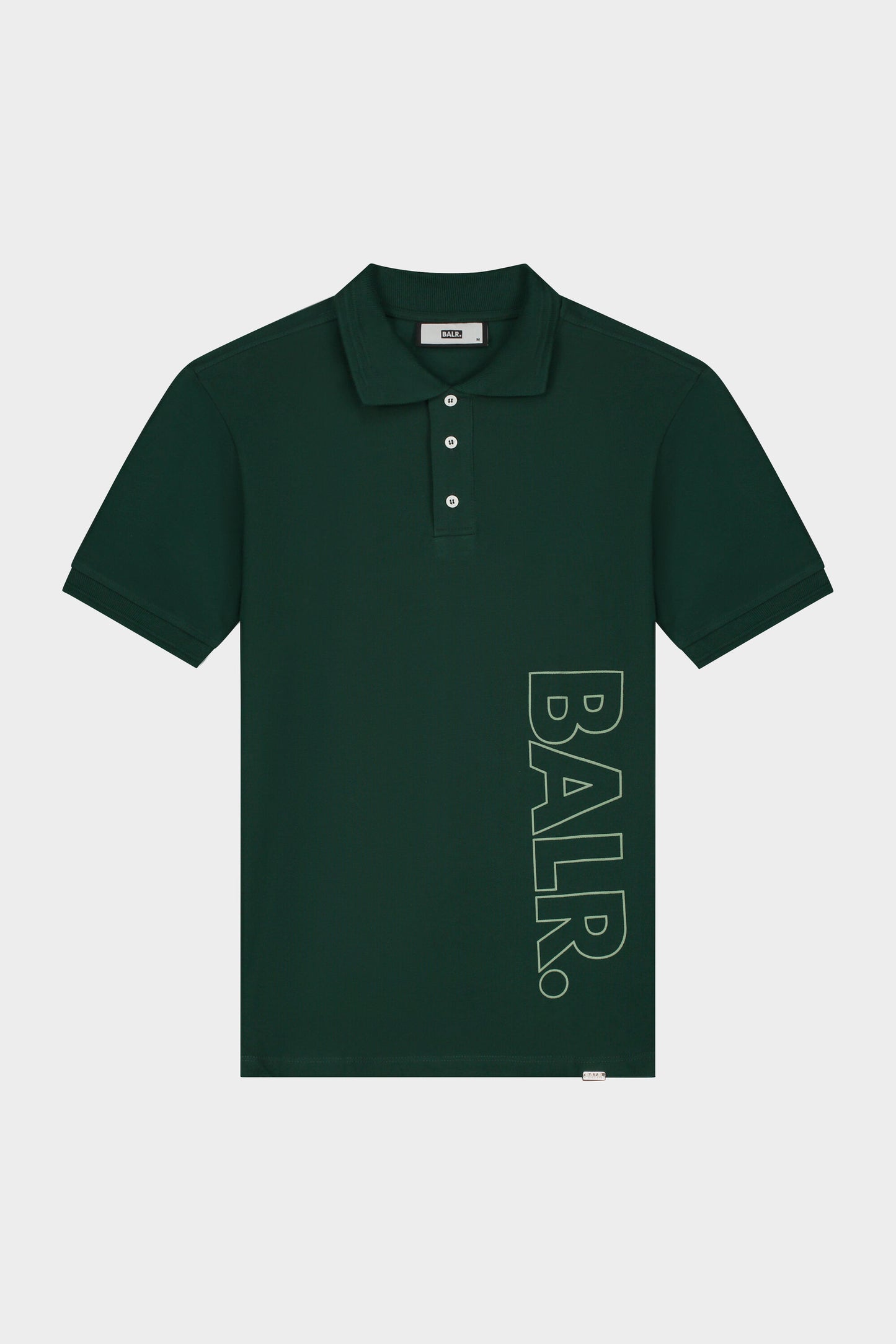 Olaf Straight Polo Silicone Vertical BALR. Pine Grove