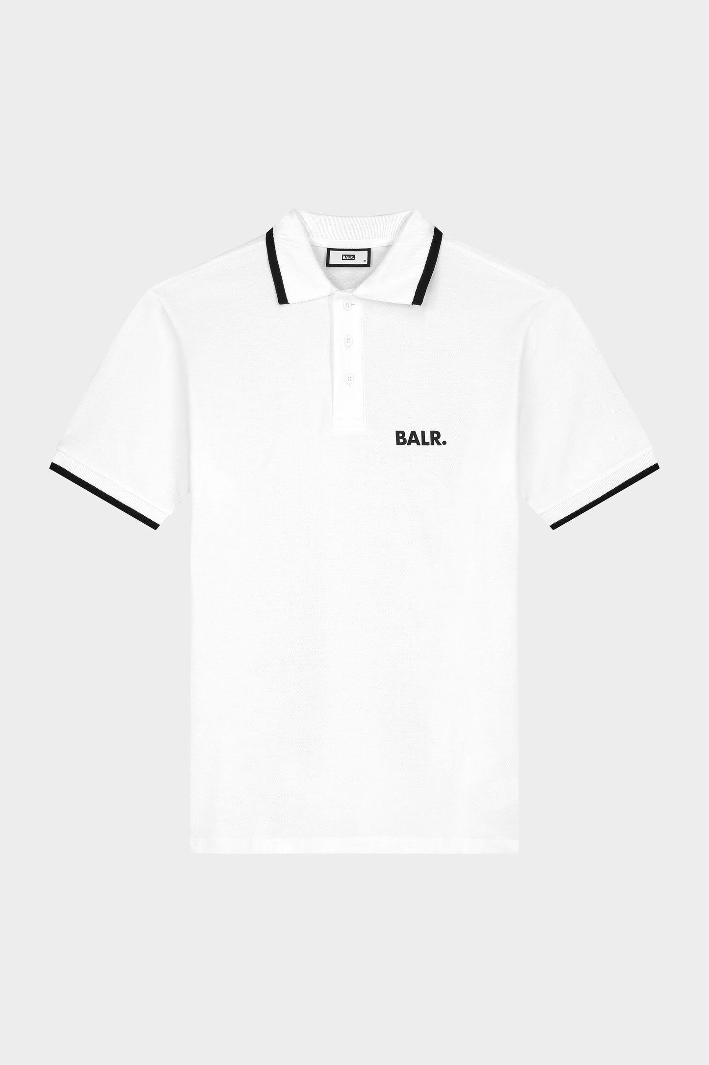 Olaf Straight Contrast Polo Bright White
