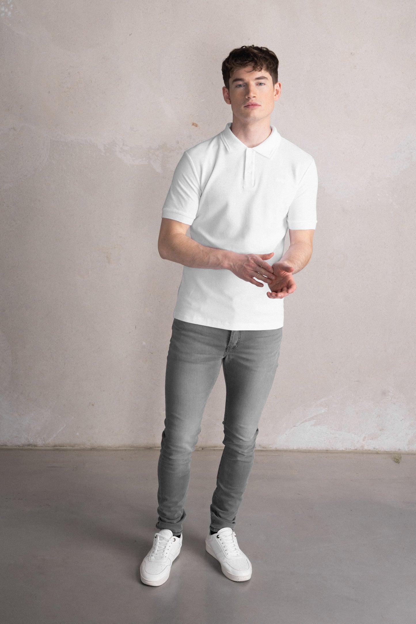 Sebastian Slim Polo Bright White