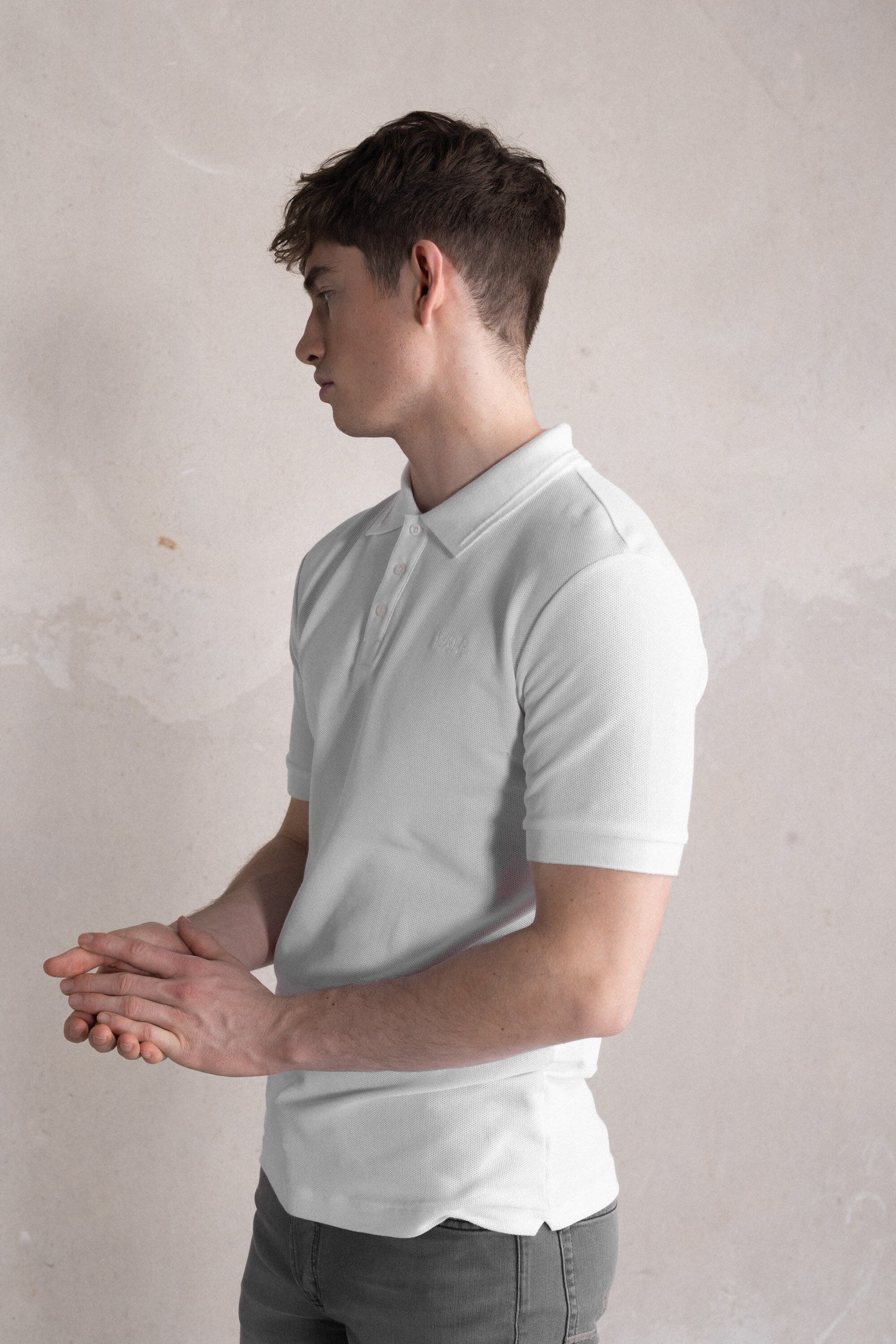 Sebastian Slim Polo Bright White