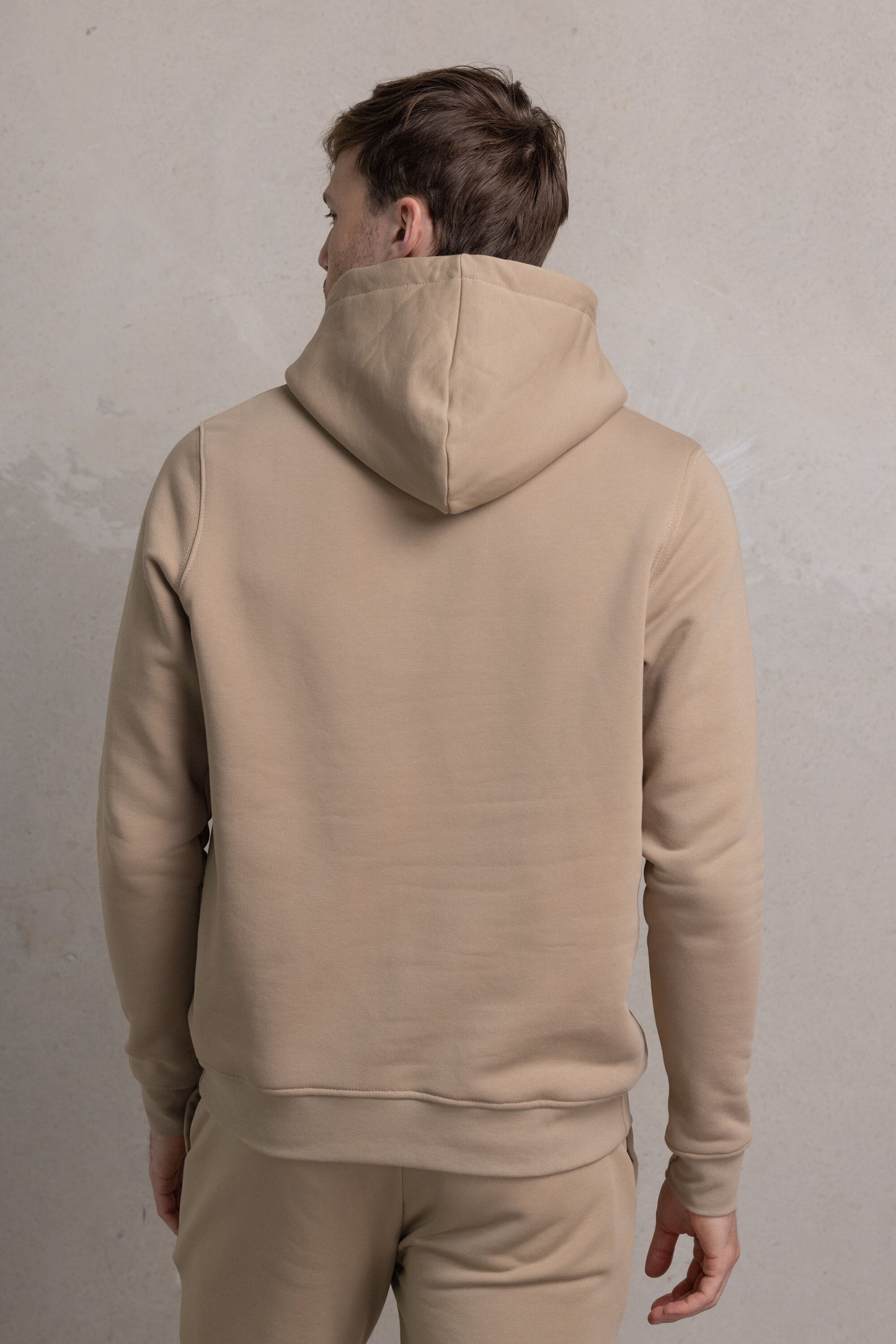Brand Straight Hoodie White Pepper