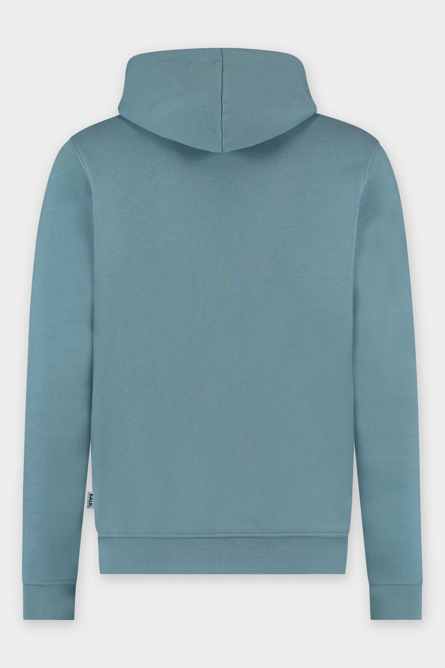 Brand Straight Hoodie Stone Blue
