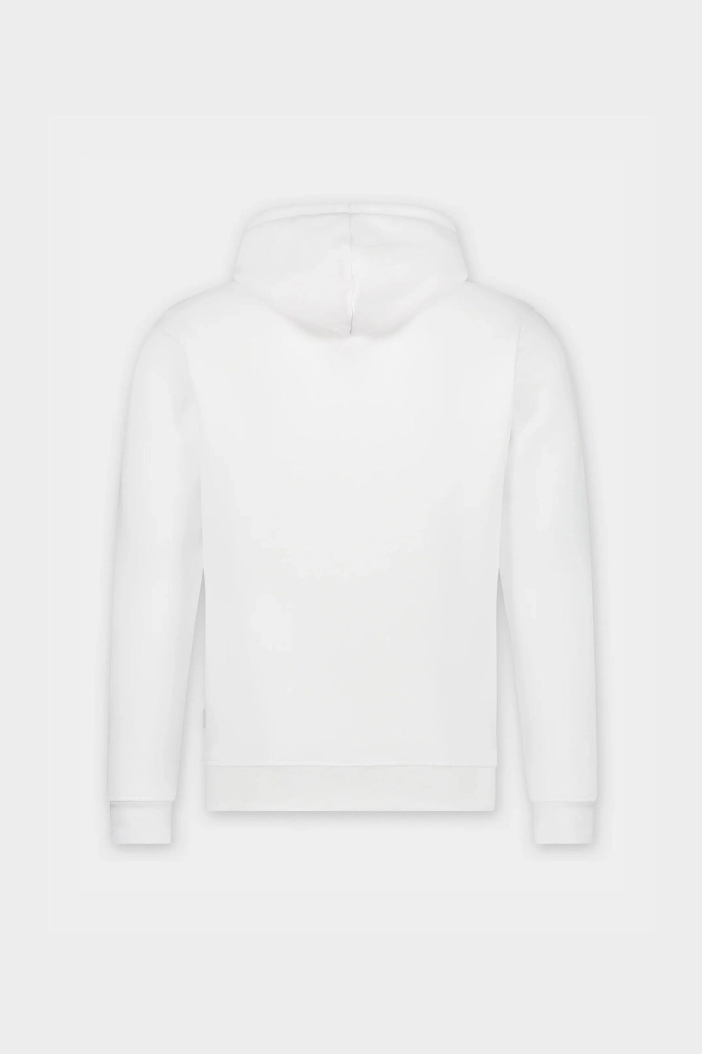 Brand Straight Hoodie Bright White